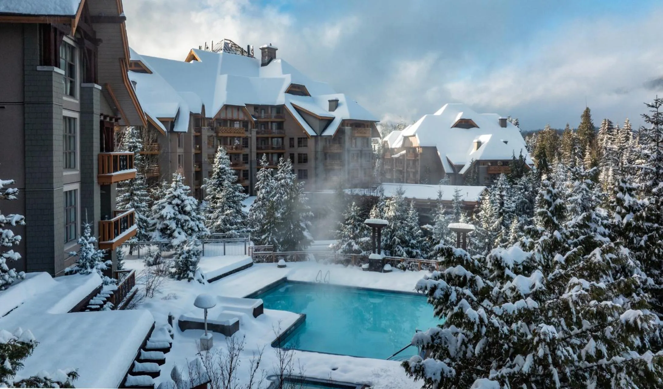 Swimming pool in Four Seasons Resort Whistler