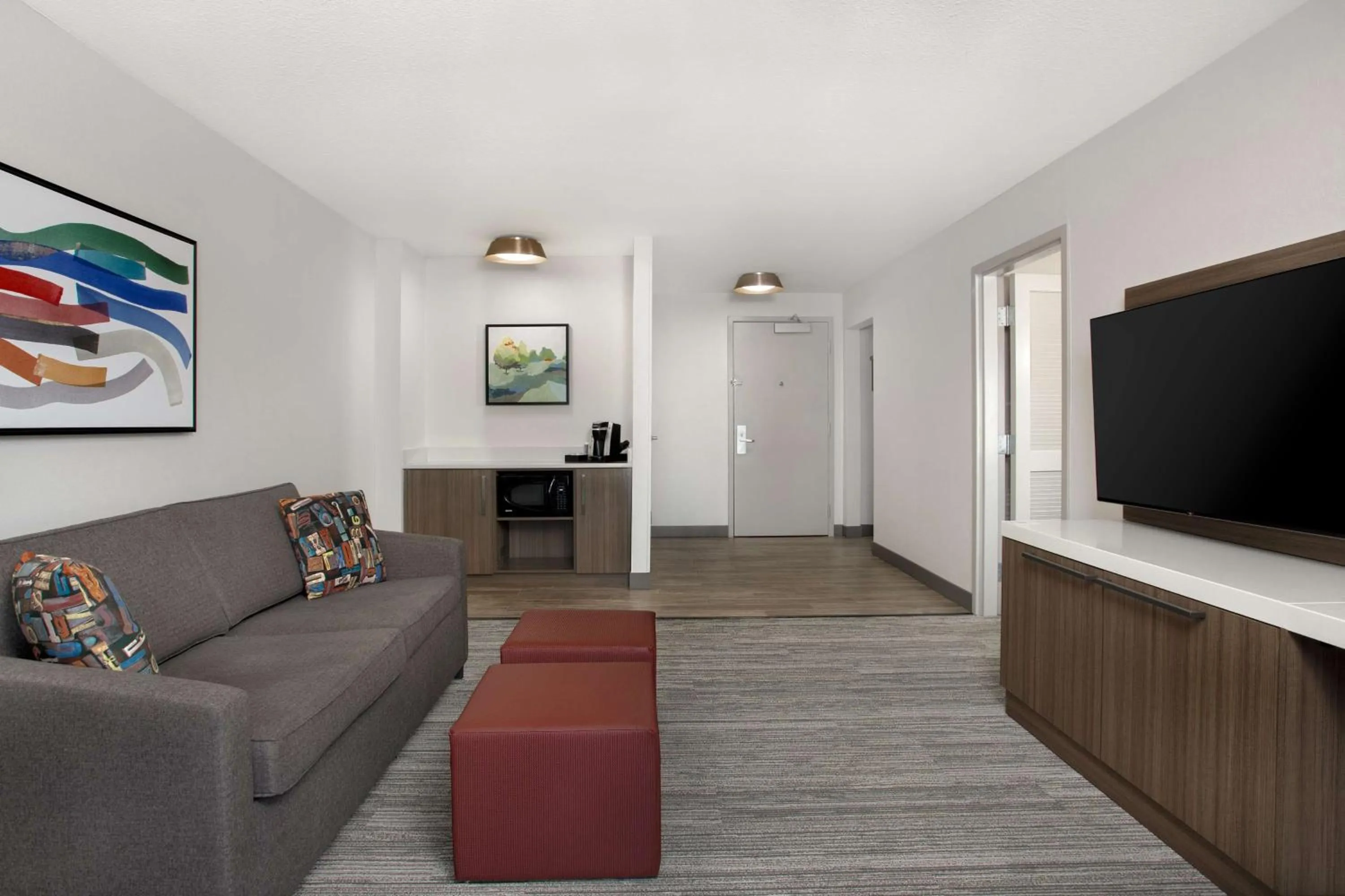 Living room in Hilton Garden Inn Omaha West
