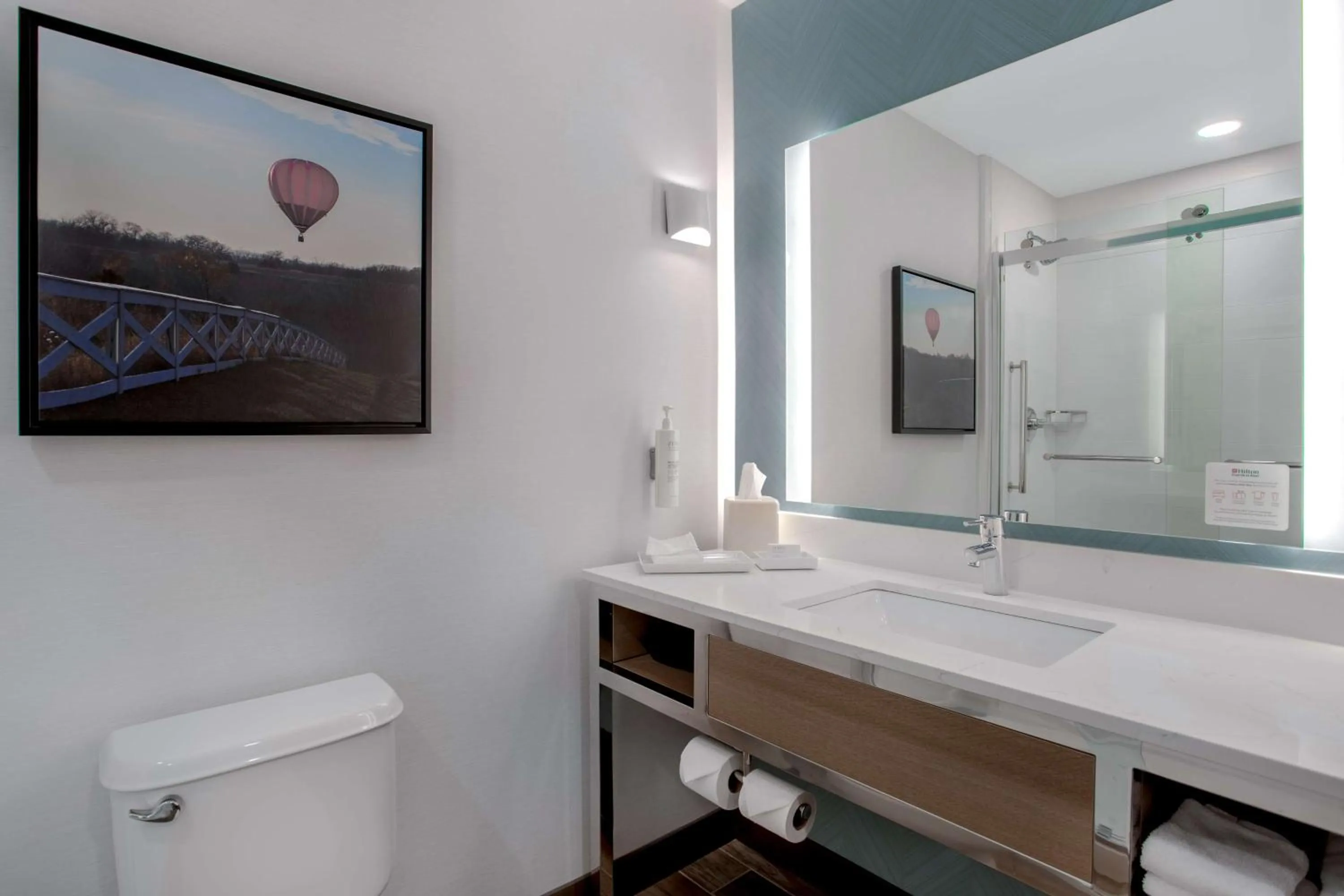 Bathroom in Hilton Garden Inn Omaha West