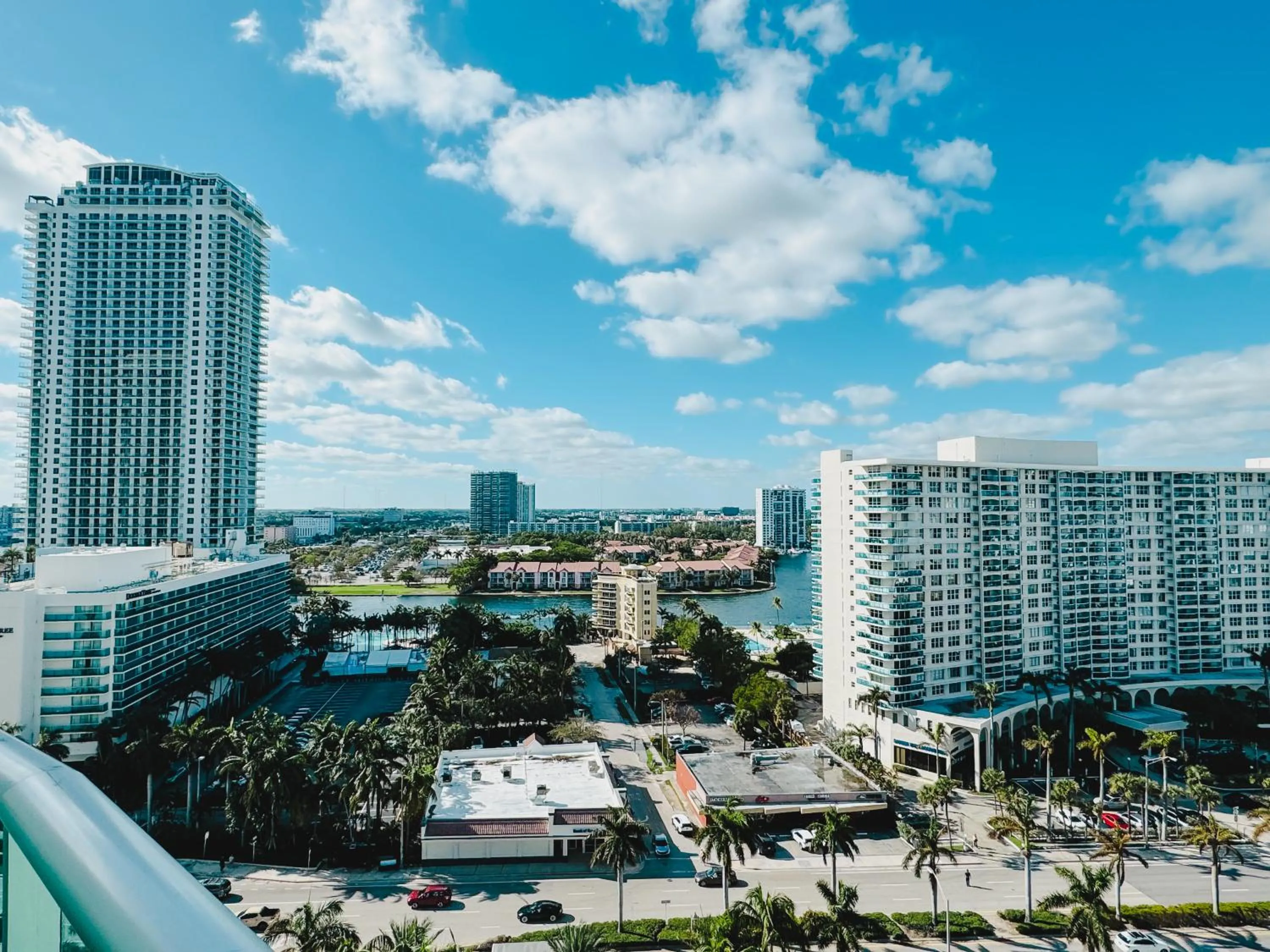 Miami Hallandale Condo, Partial Ocean View Direct Beach and Pool Access Miami Hollywood Beach