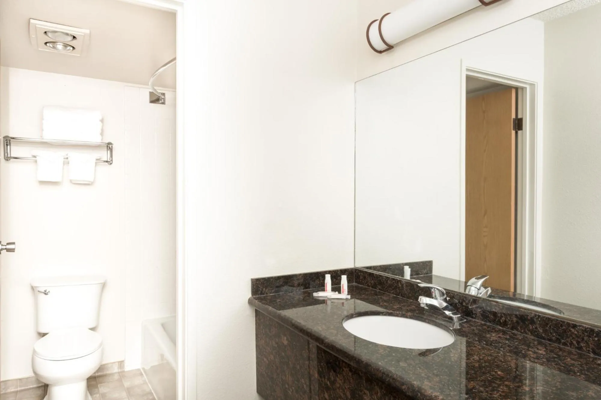 Bathroom in Super 8 by Wyndham Salina/Scenic Hills Area