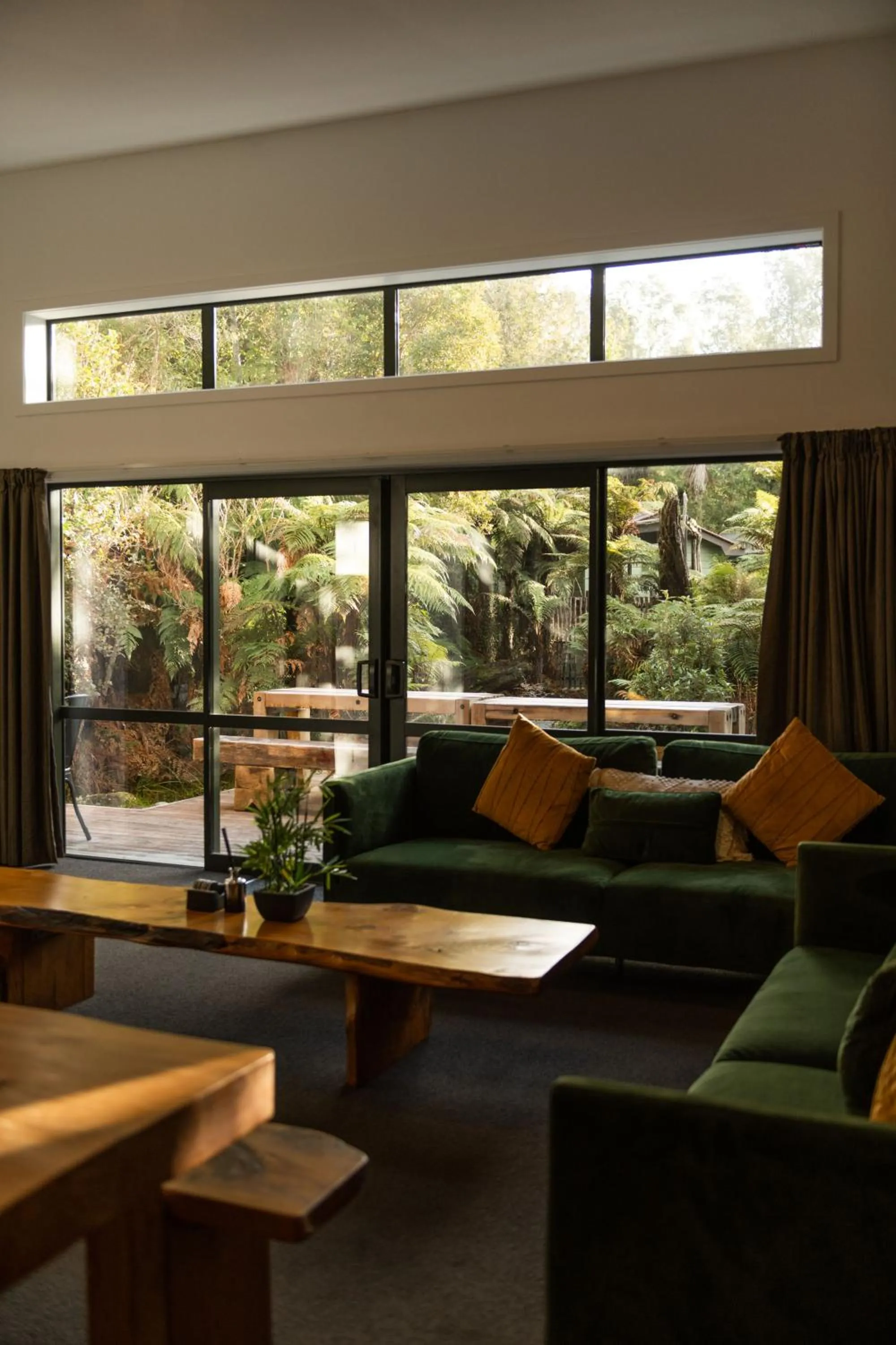 Living room in Rainforest Retreat