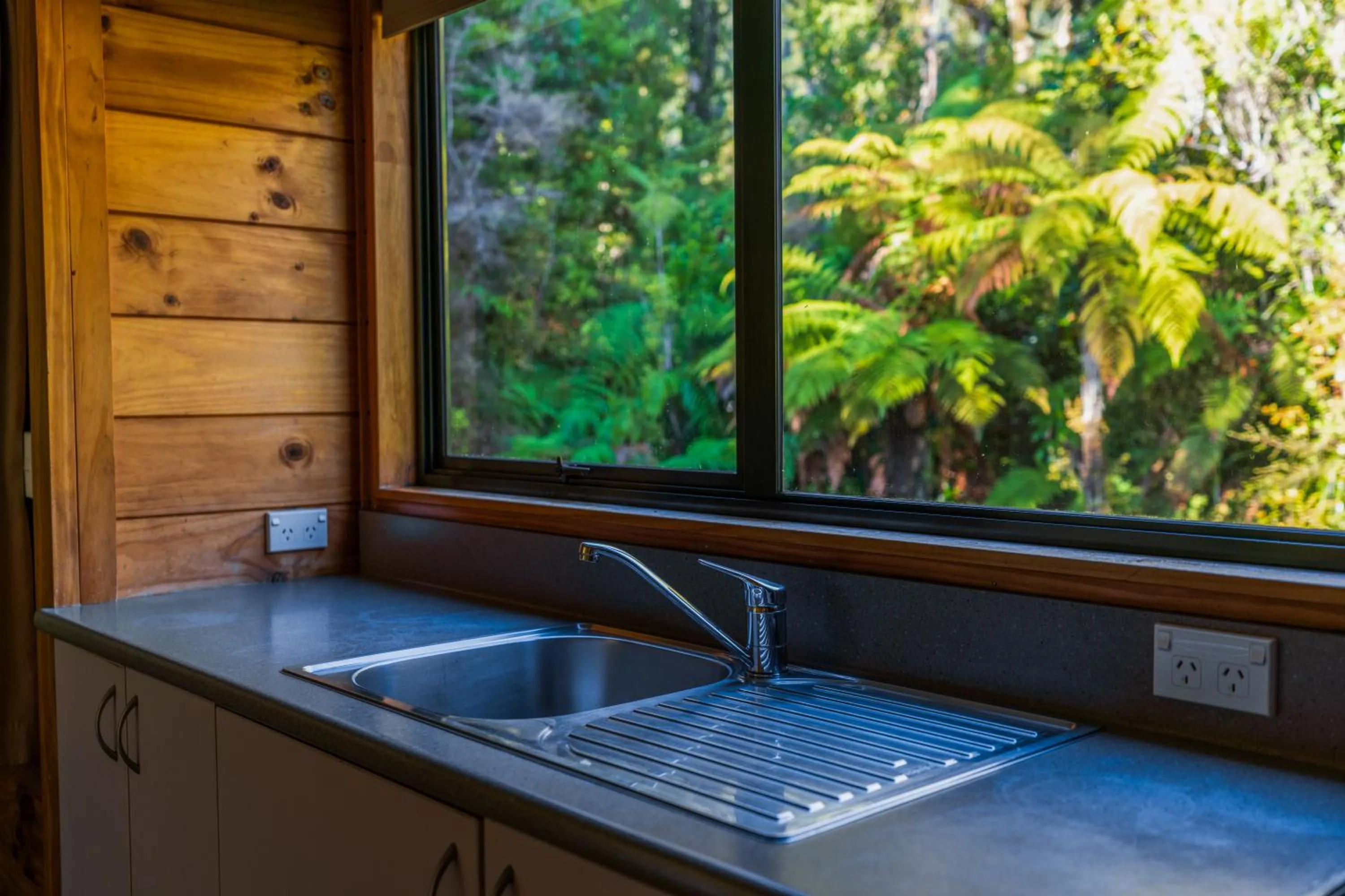 kitchen in Rainforest Retreat