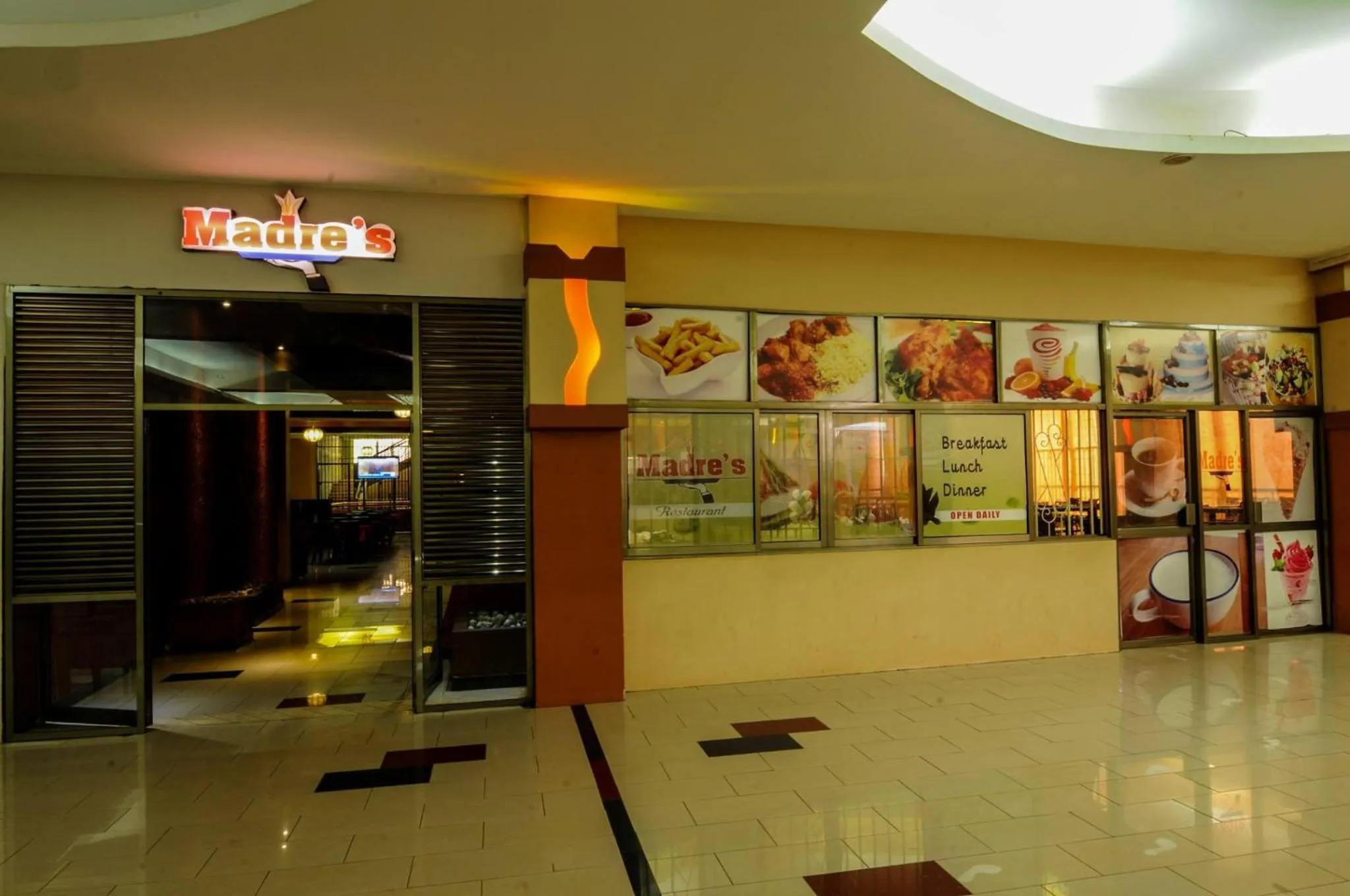 Restaurant/places to eat in Freedom City Hotel Najjanankumbi Kamapala