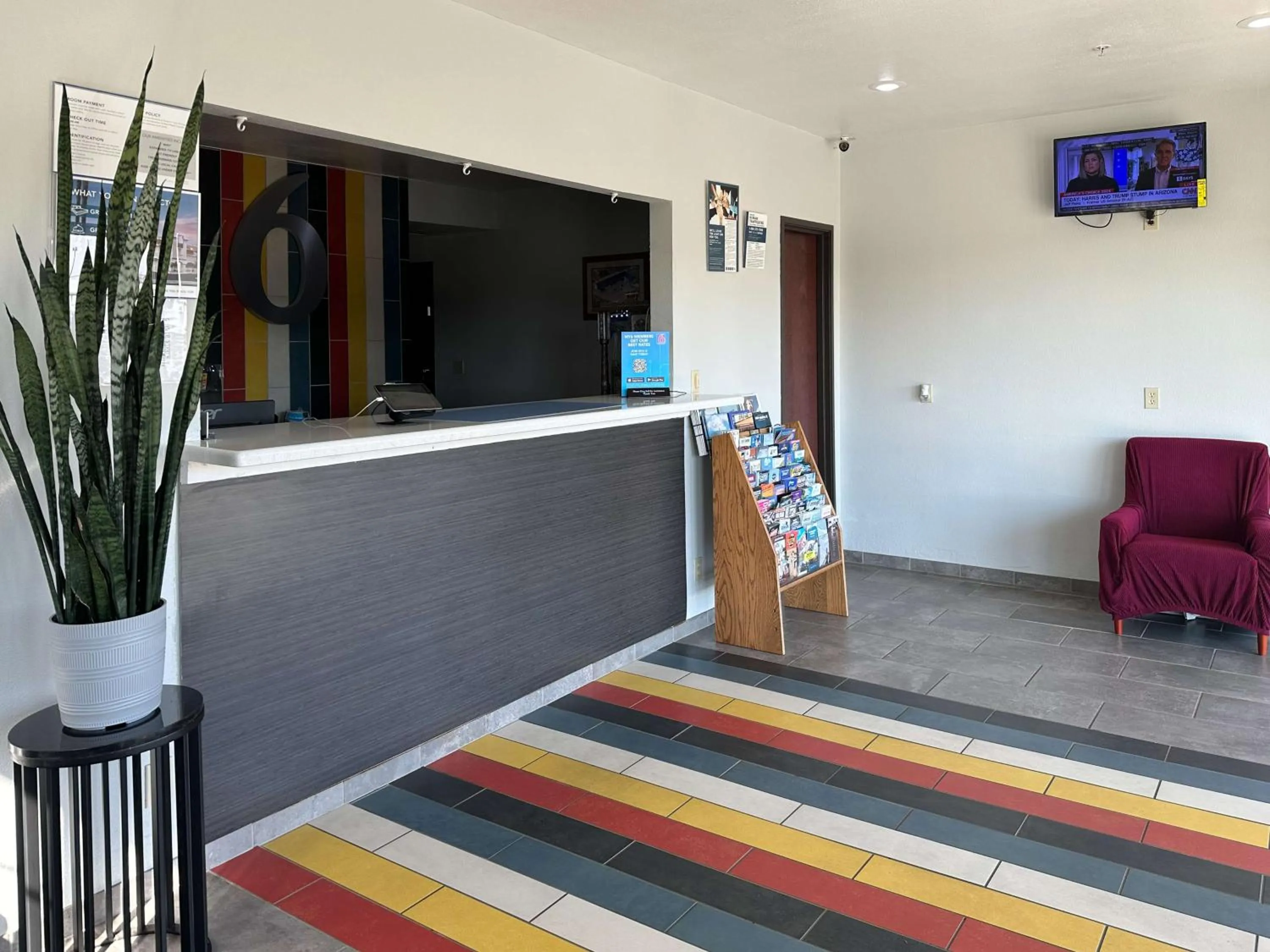 Lobby or reception in Motel 6-Atoka, OK