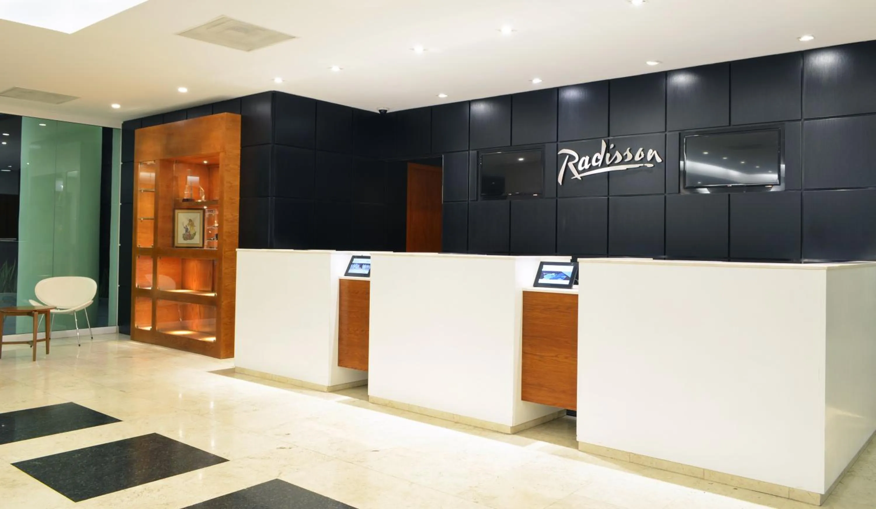 Lobby or reception in Radisson Poliforum Plaza Hotel Leon