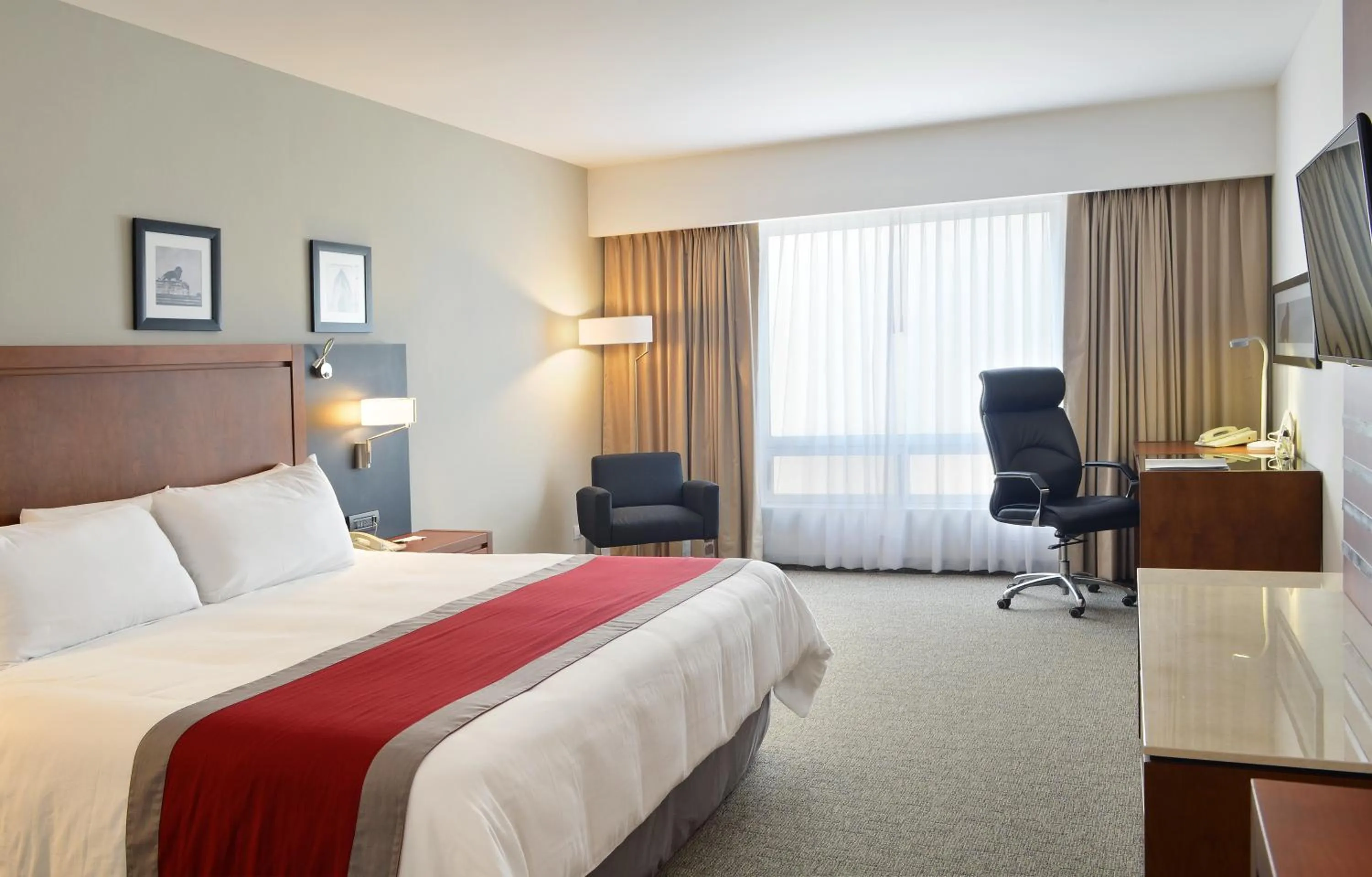 Photo of the whole room, Bed in Radisson Poliforum Plaza Hotel Leon