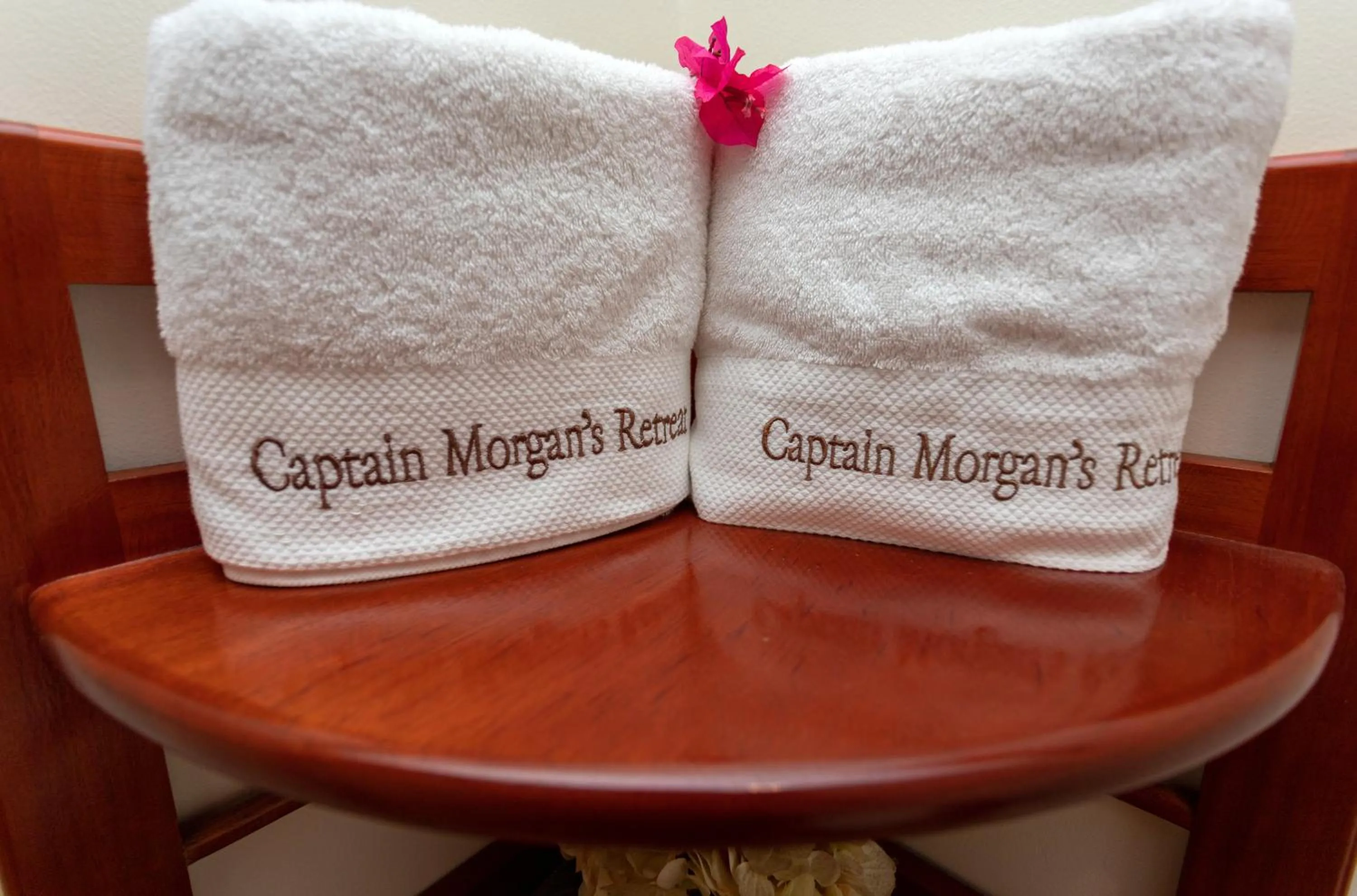 Text overlay in Captain Morgan's Retreat