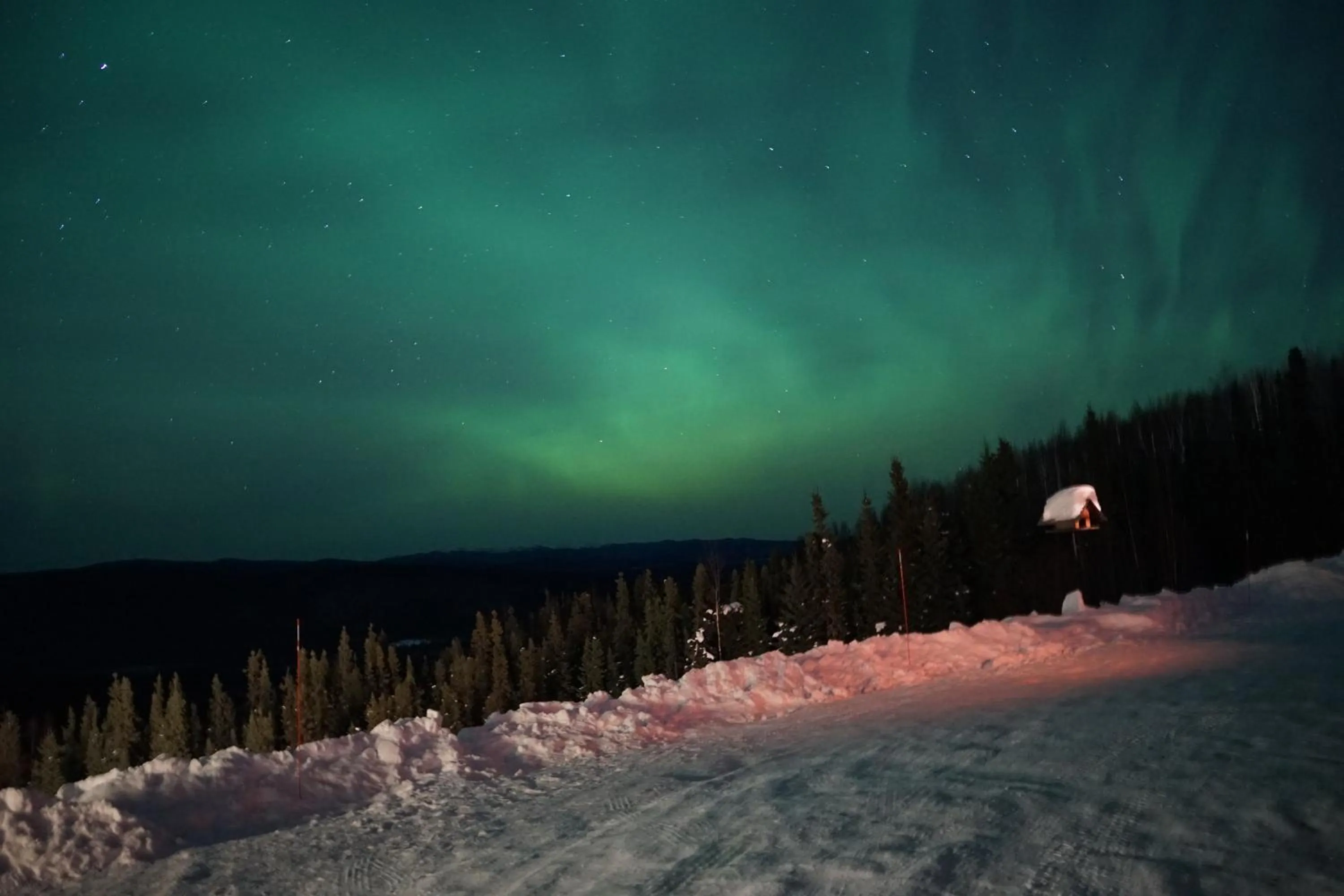 Night in Aurora Villa