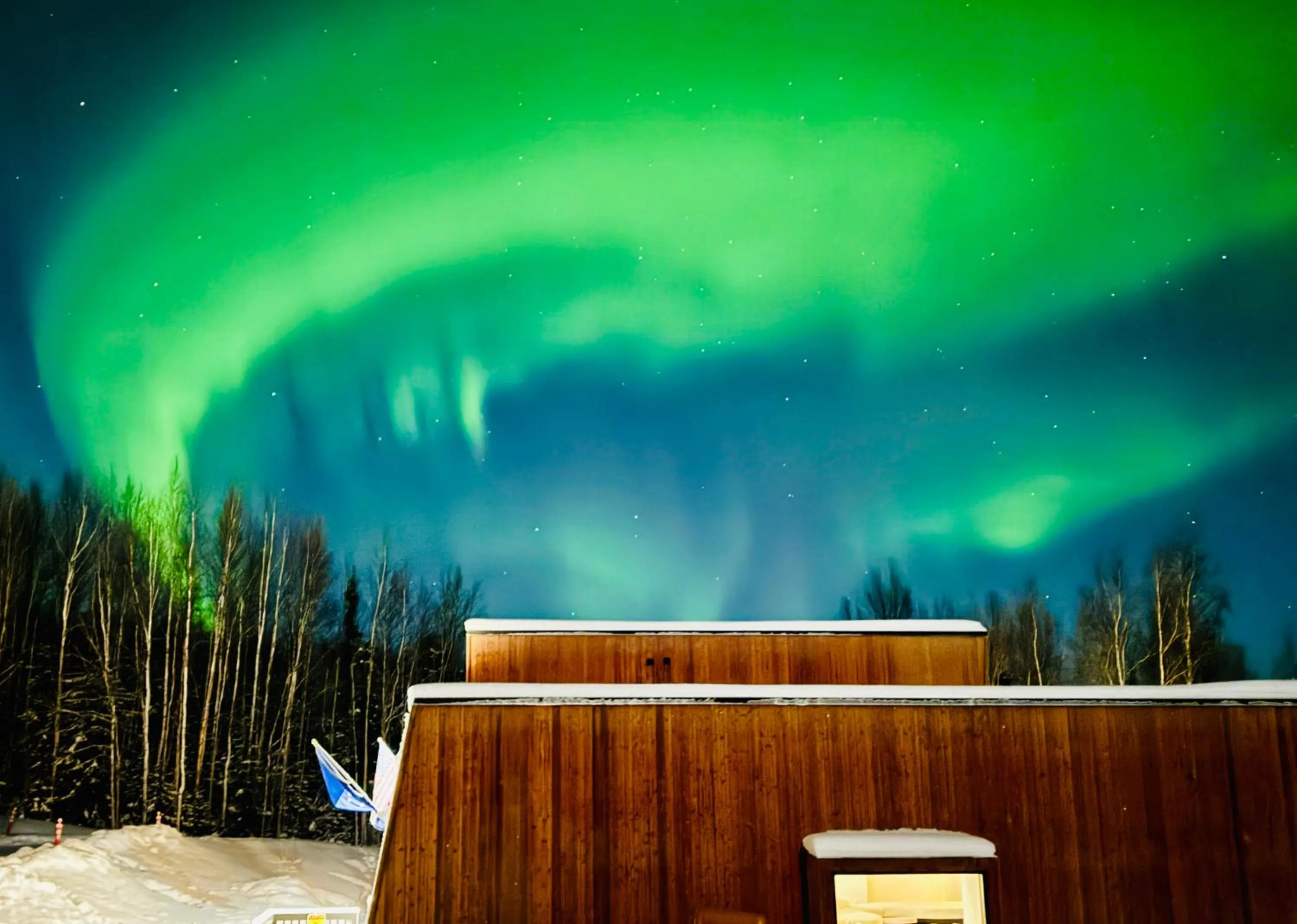 Night in Aurora Villa