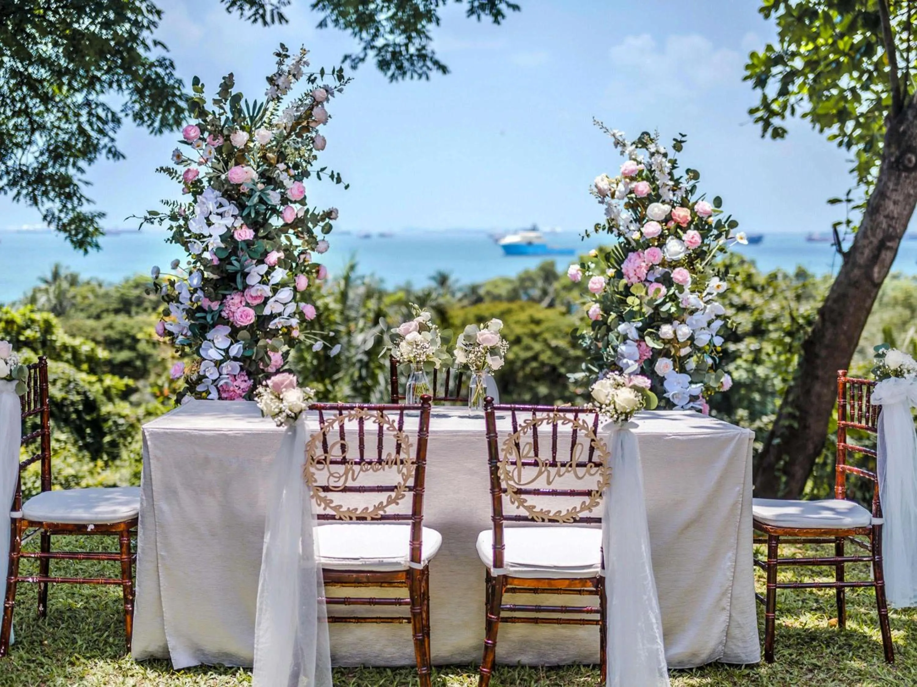 wedding in Sofitel Singapore Sentosa