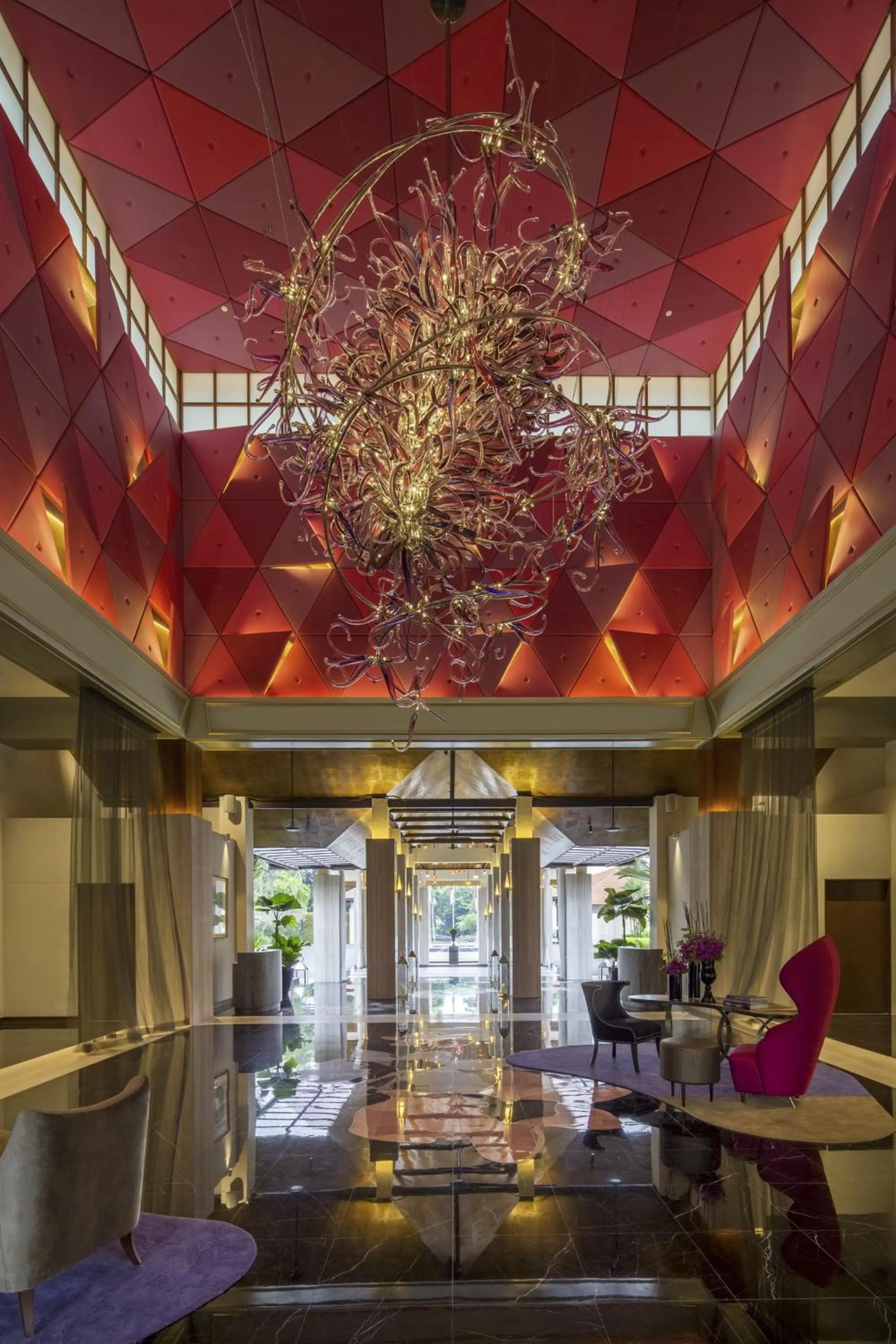 Lobby or reception in Sofitel Singapore Sentosa