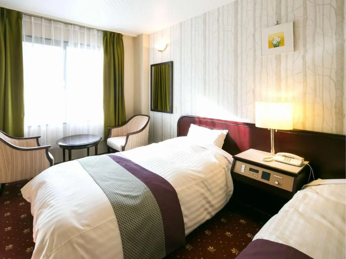 Bed in Azumino Hotaka View Hotel