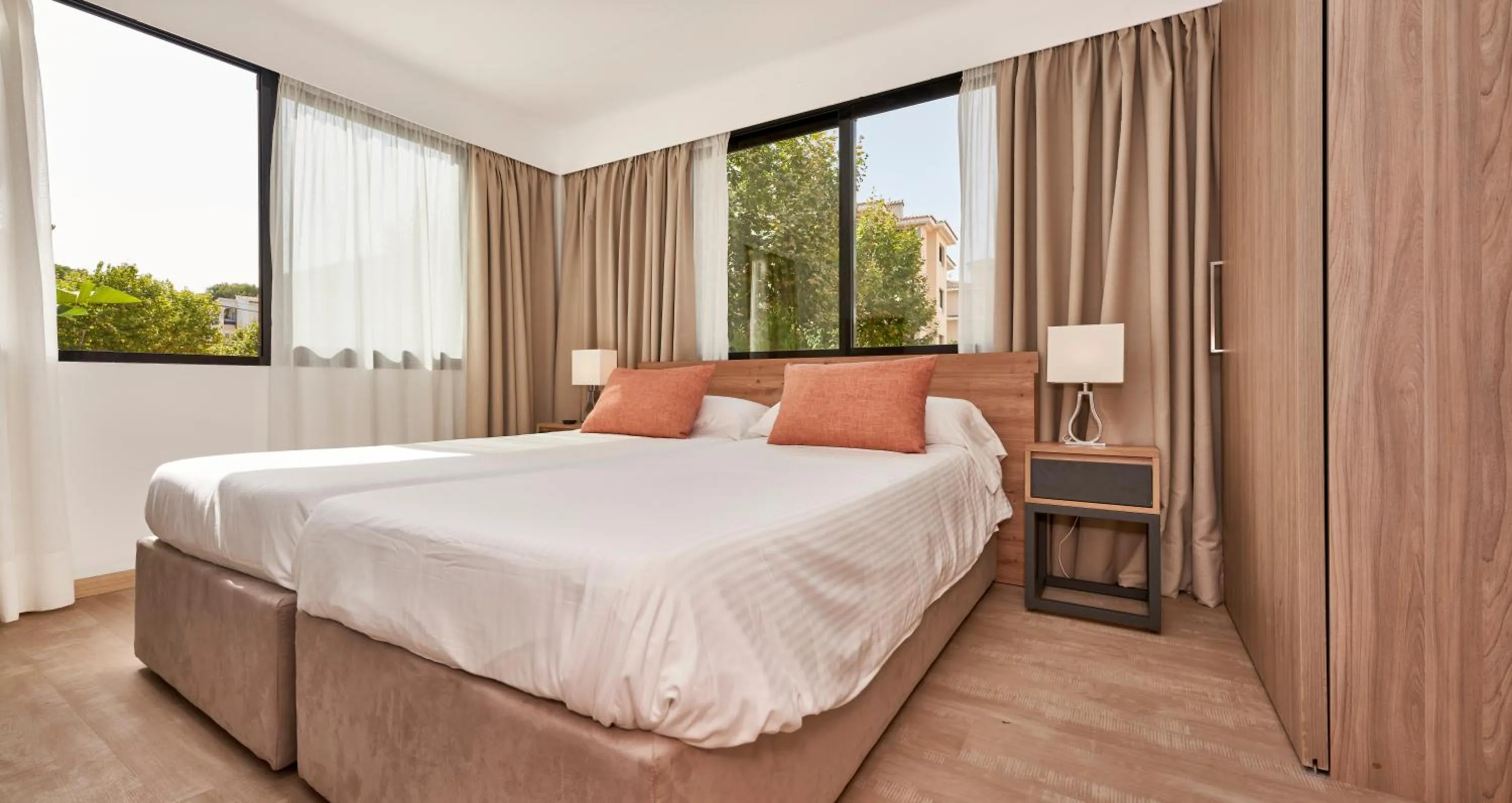 Bed in Apartamentos S'Olivera