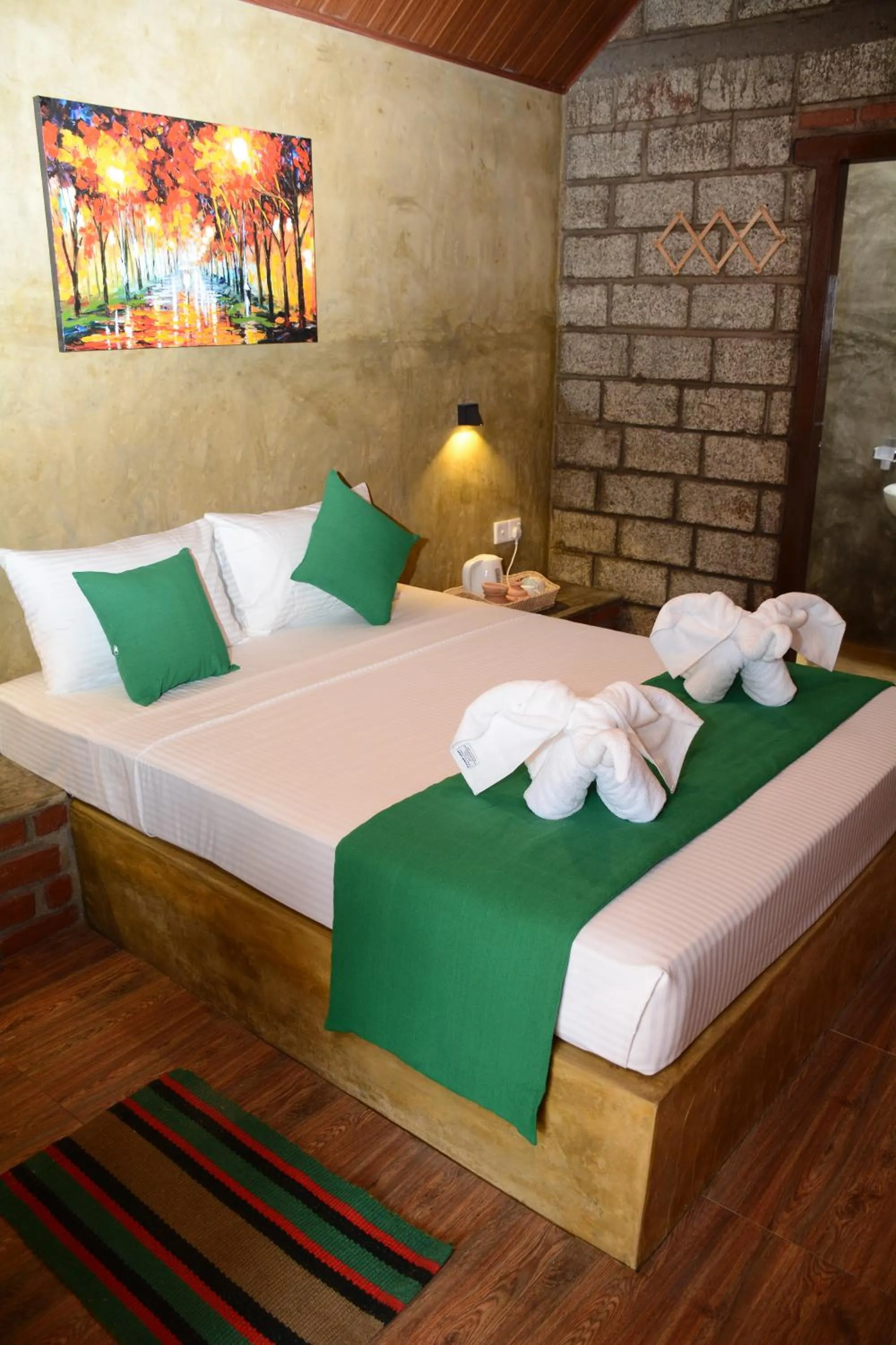 Bedroom, Bed in Negombo The Nature Villa and Cabanas