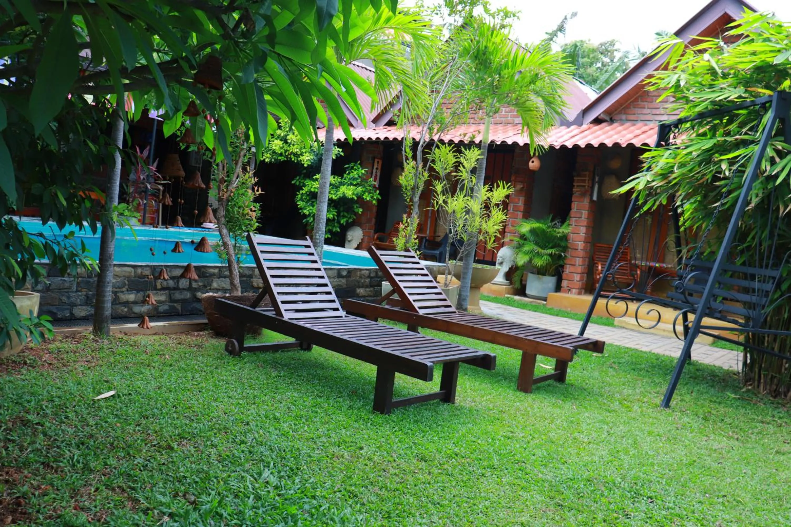 Garden in Negombo The Nature Villa and Cabanas