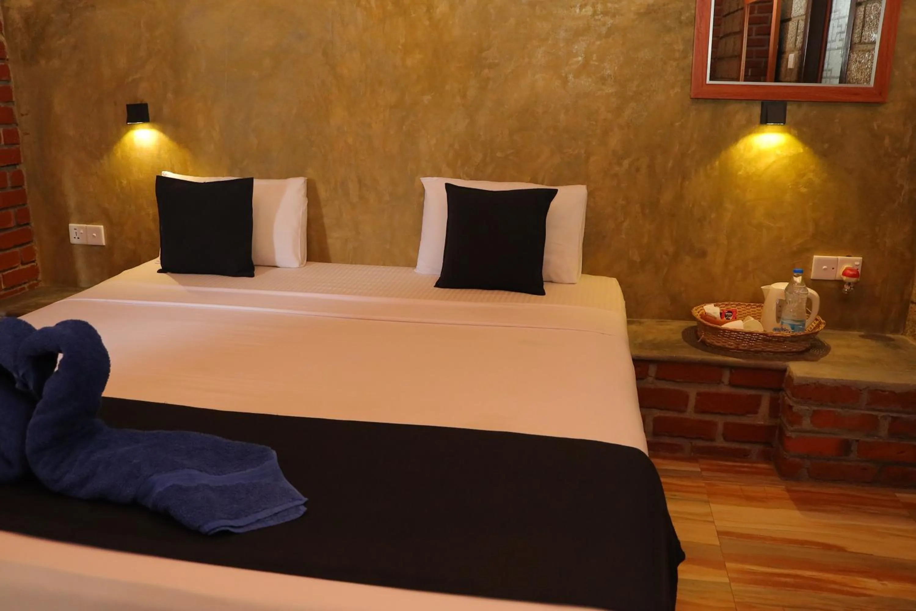 Bed in Negombo The Nature Villa and Cabanas