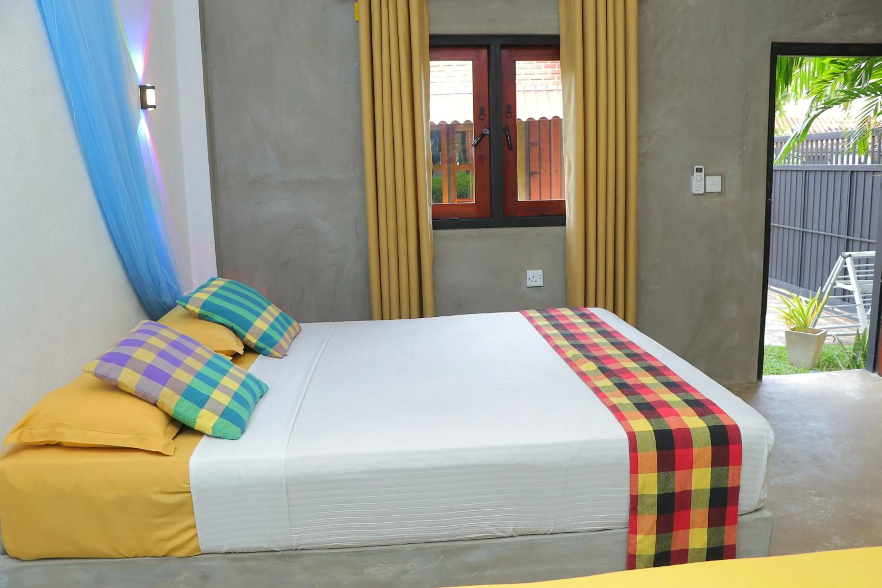 Bed in Negombo The Nature Villa and Cabanas