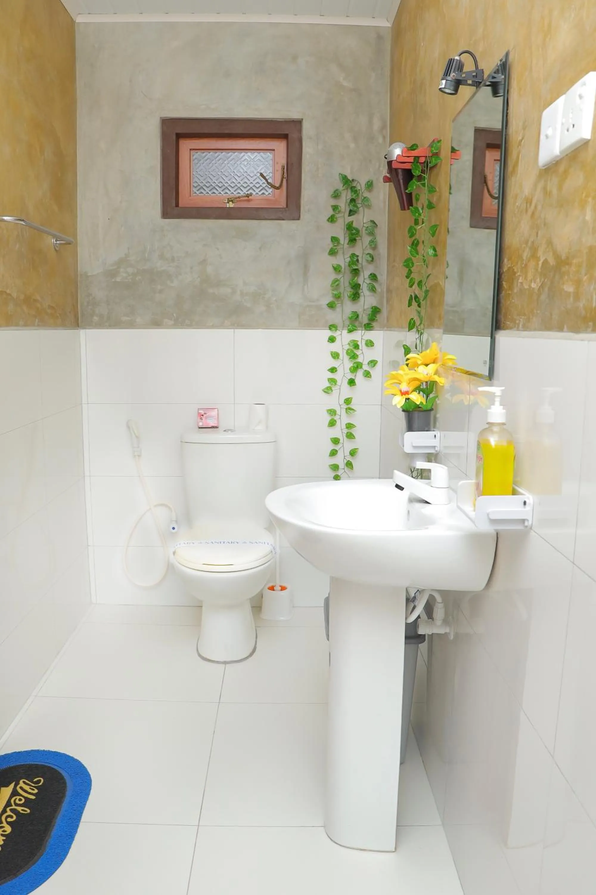 Toilet in Negombo The Nature Villa and Cabanas