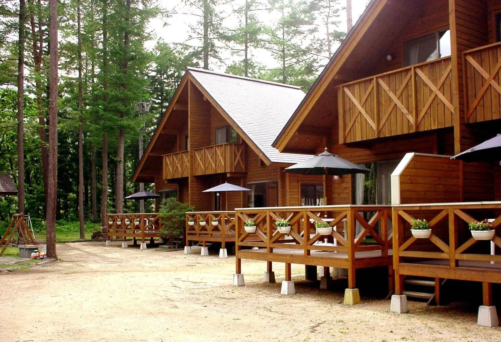 Property building in Log Cottage Epoch