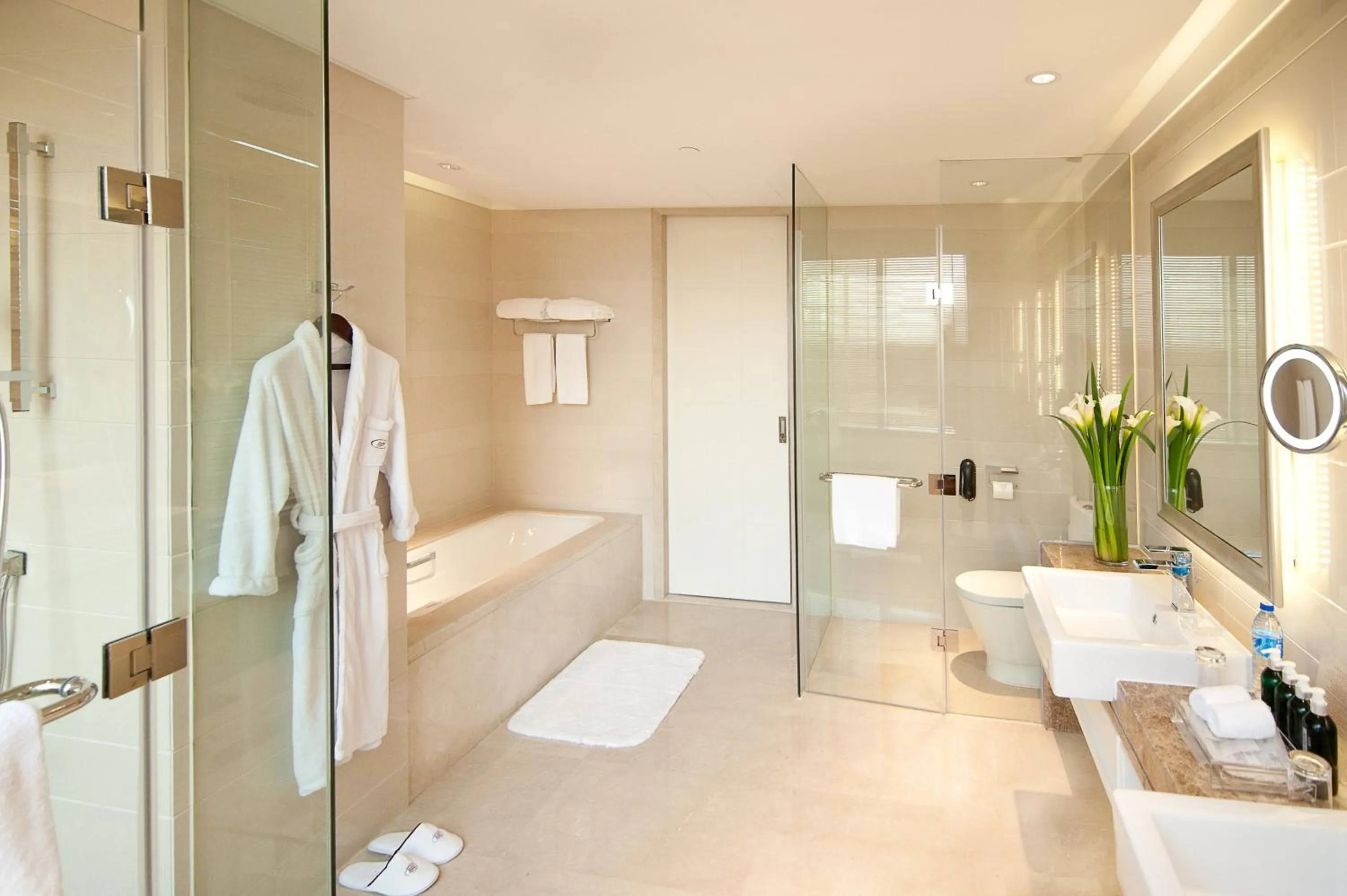 Bathroom in Crowne Plaza Shanghai Anting, an IHG Hotel