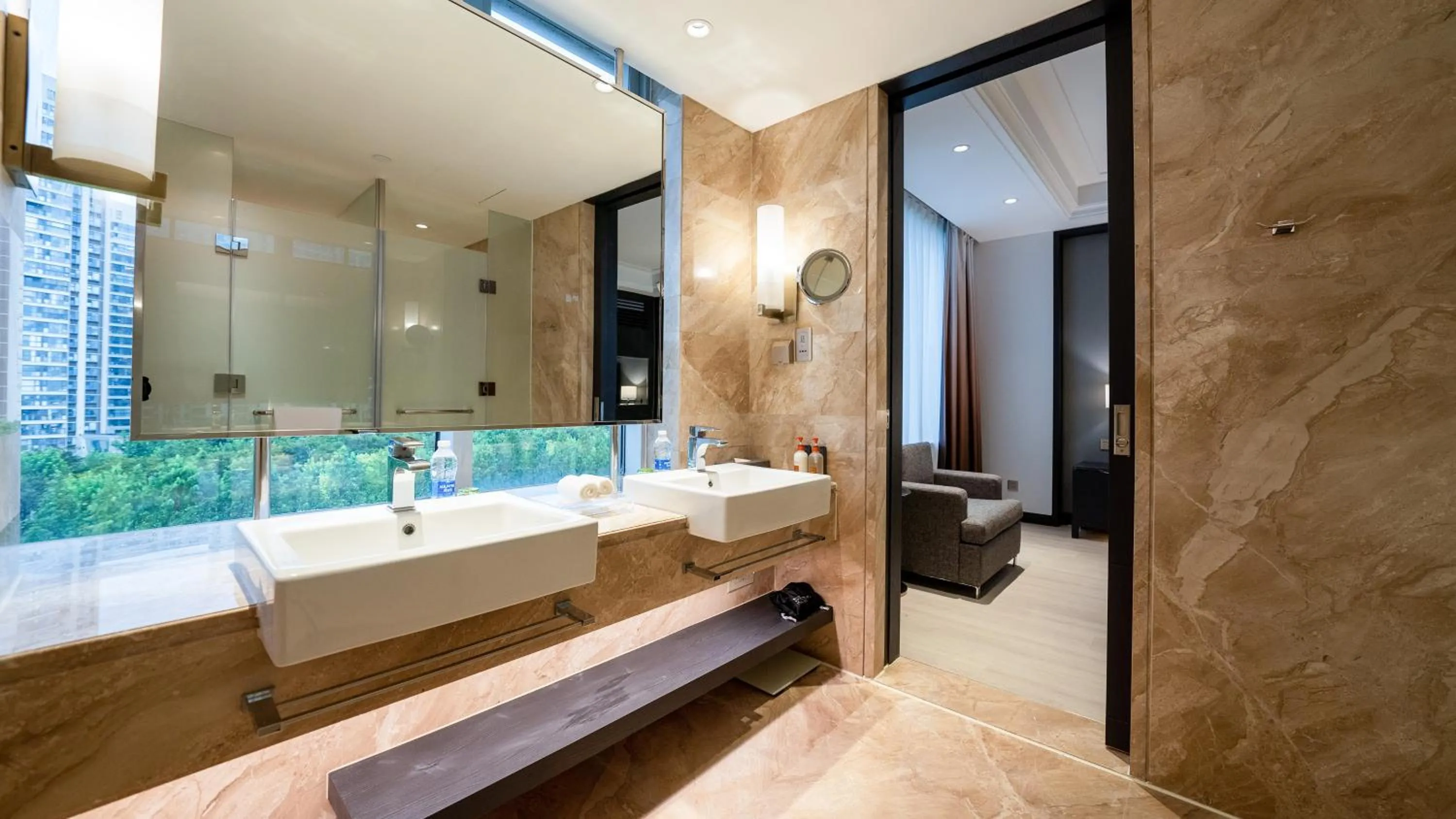 Bathroom in Crowne Plaza Shanghai Anting, an IHG Hotel