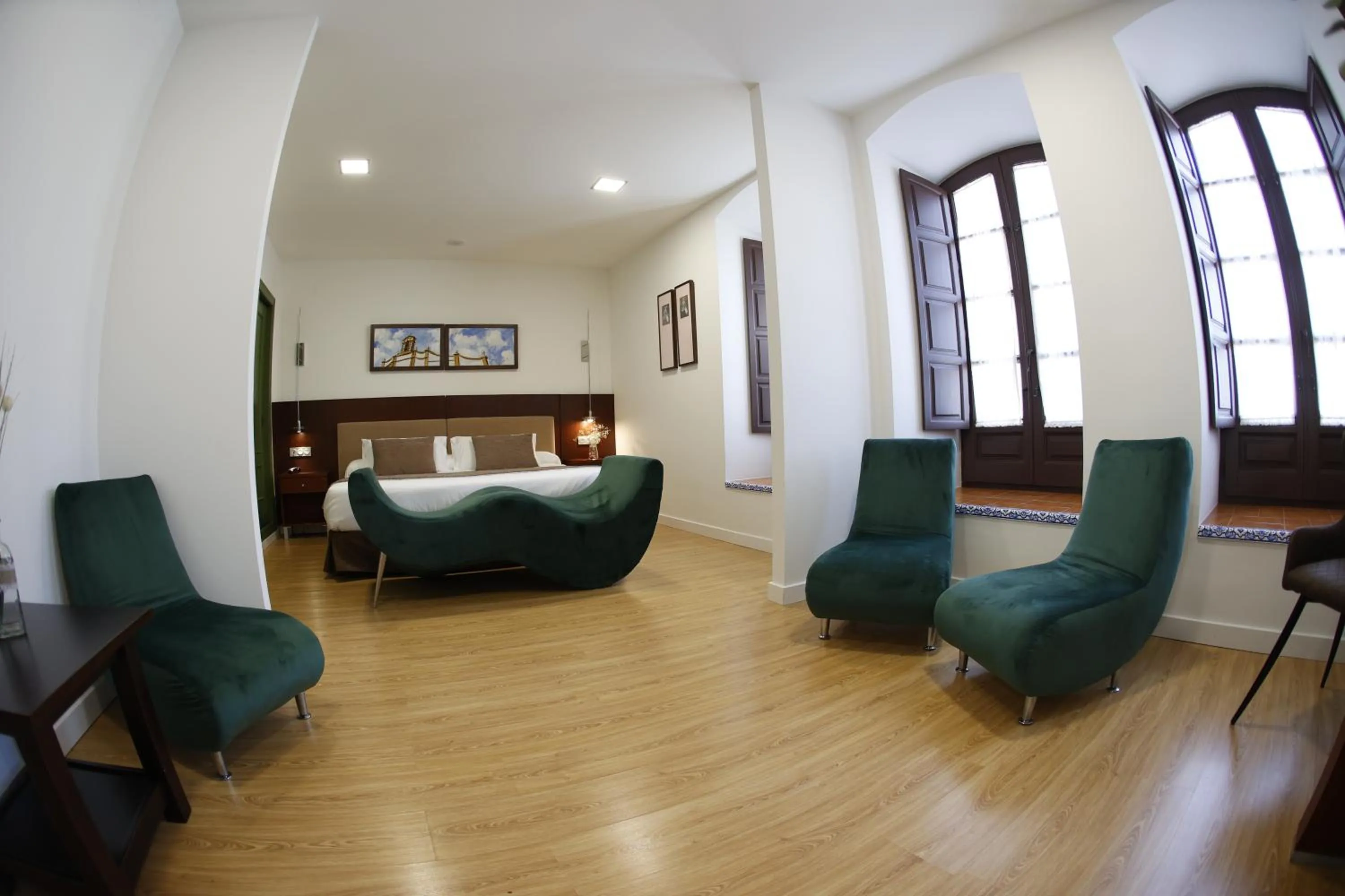 Bed in Hotel El Carmen