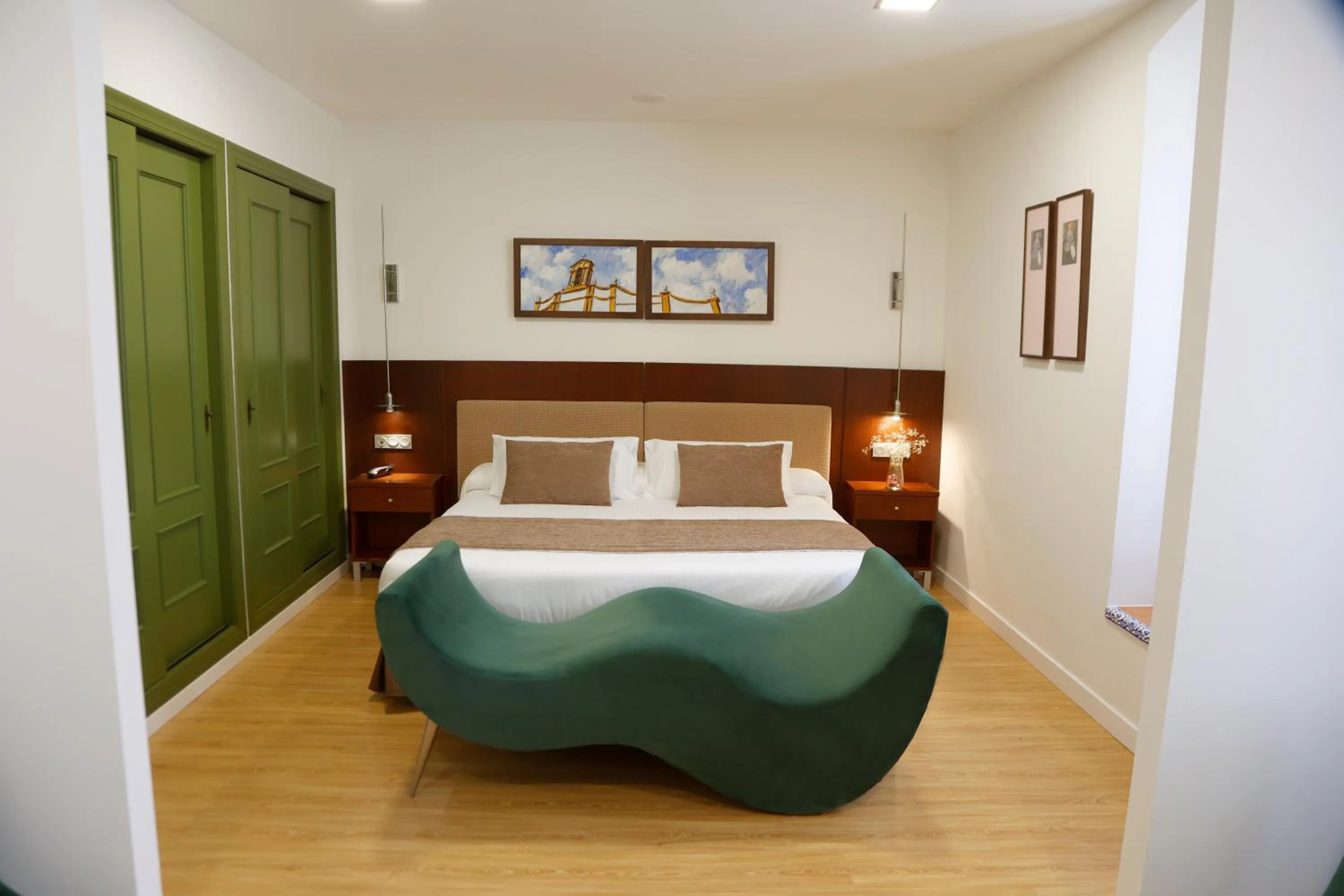 Bed in Hotel El Carmen