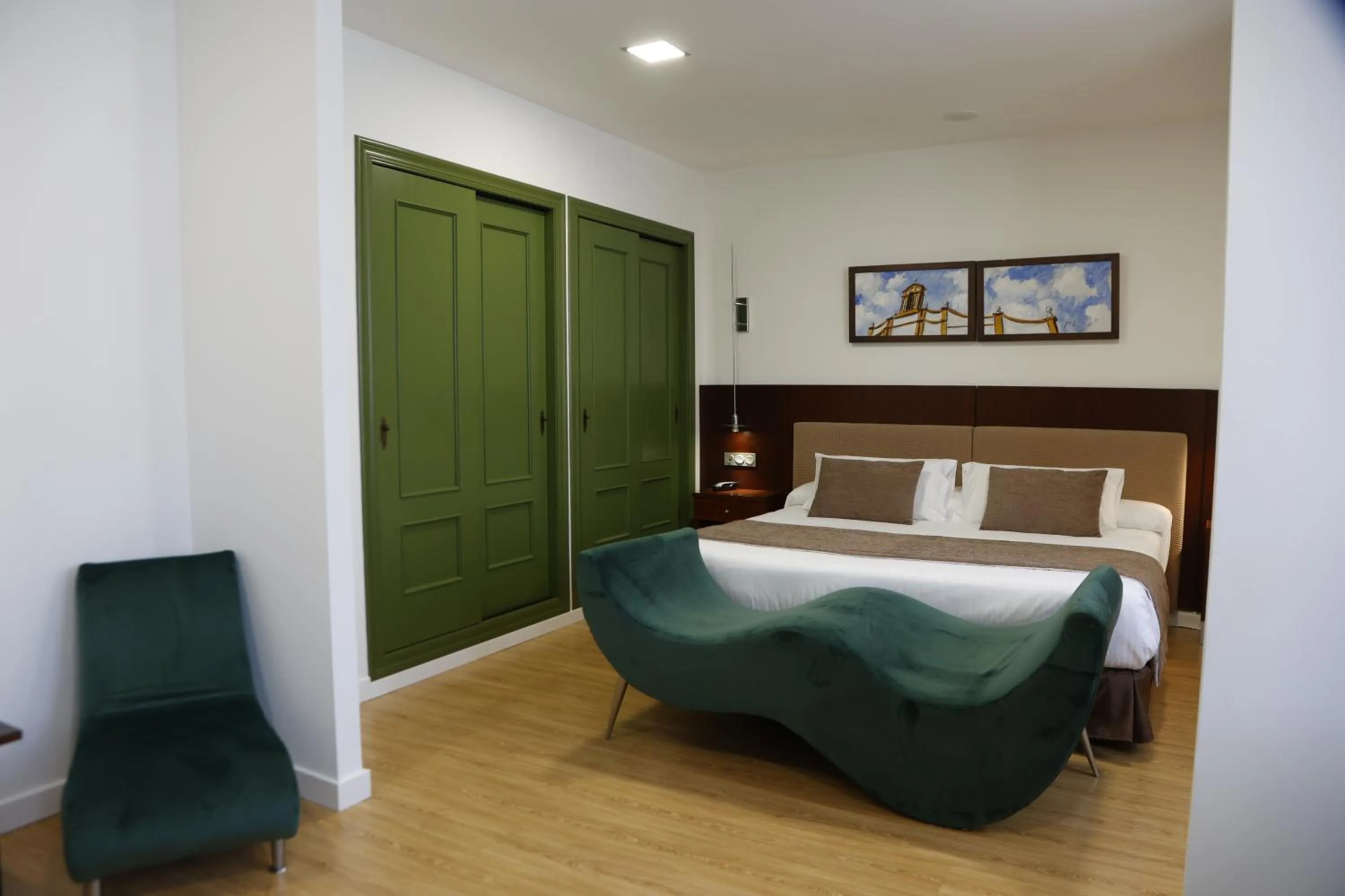 Bed in Hotel El Carmen