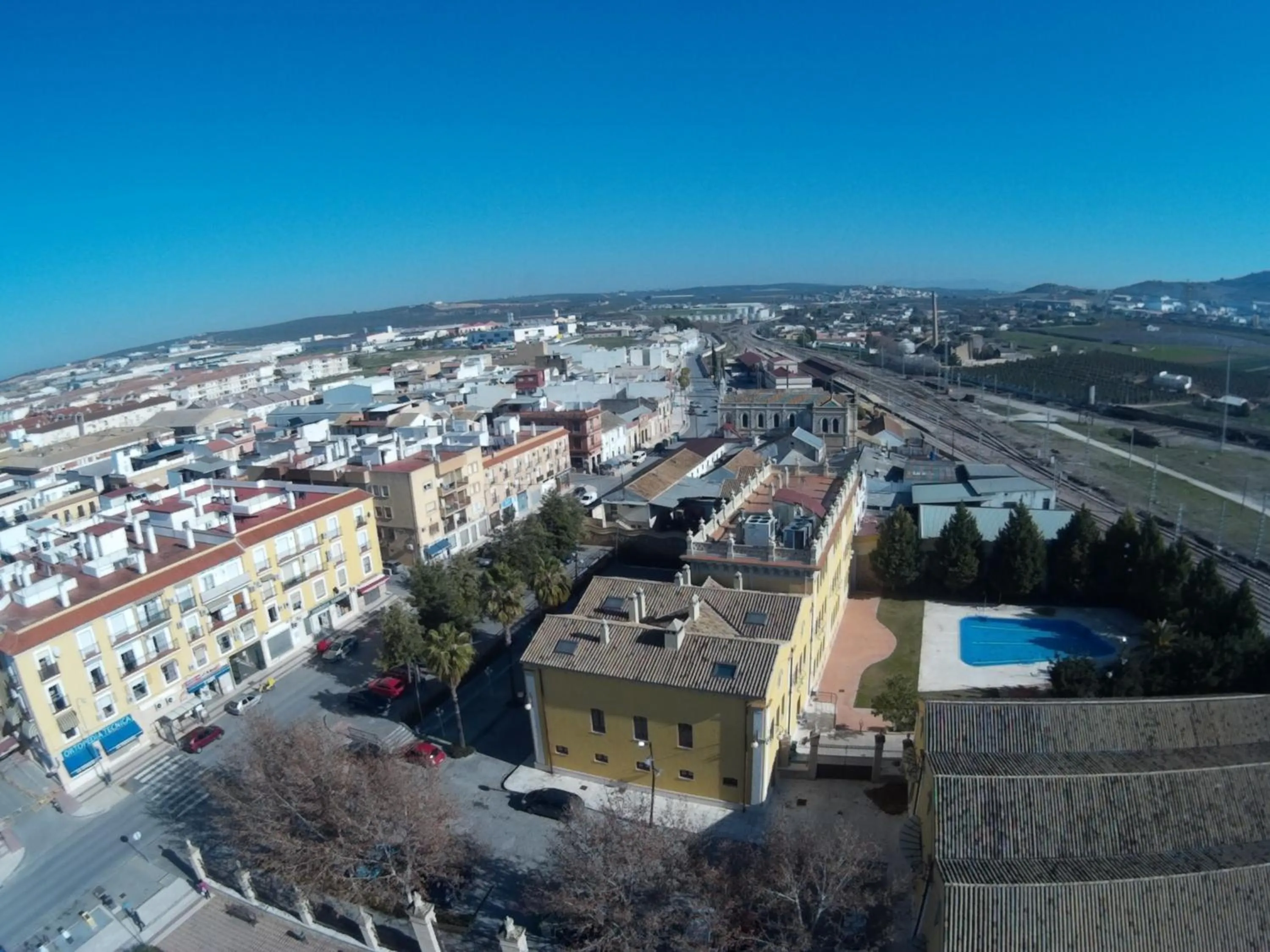 Bird's eye view in Hotel El Carmen