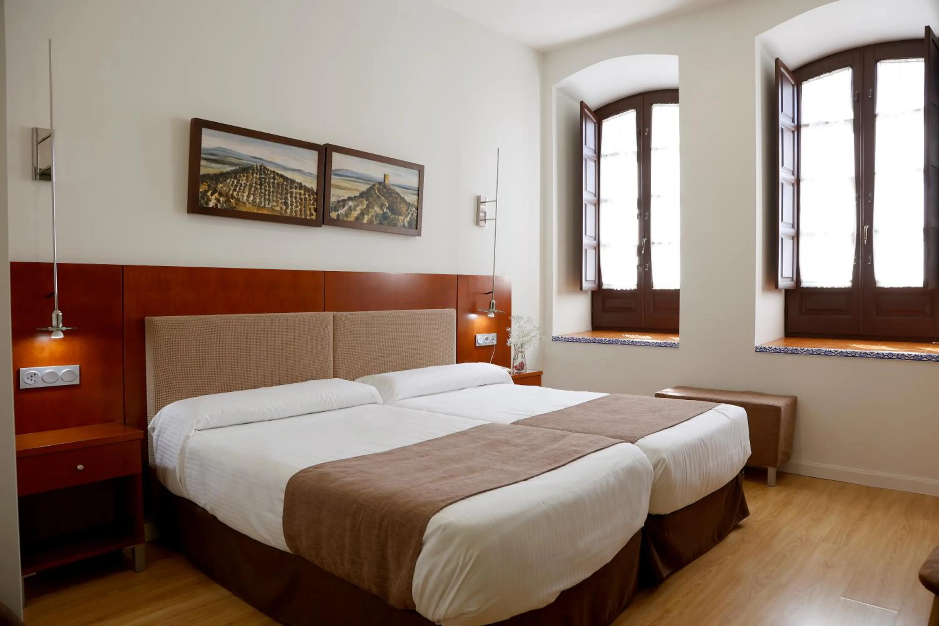 Bed in Hotel El Carmen