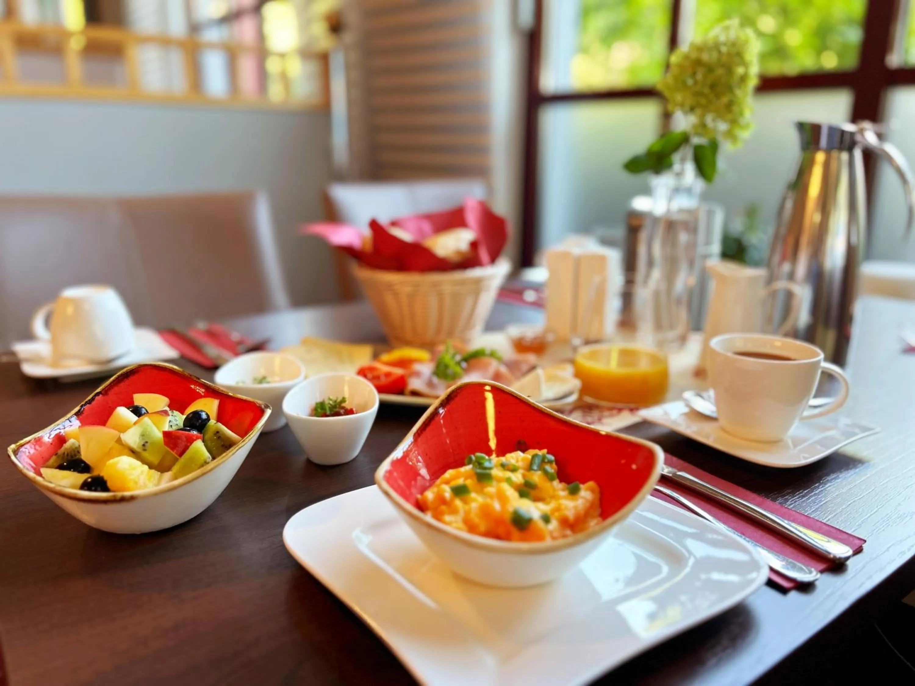 Continental breakfast in Hotel Kristall