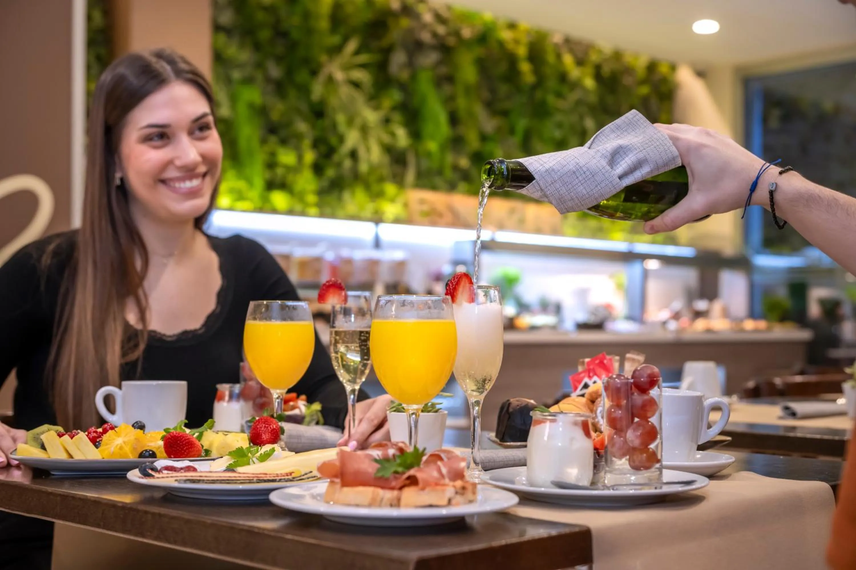 Buffet breakfast in SERHS Carlit Boutique Hotel