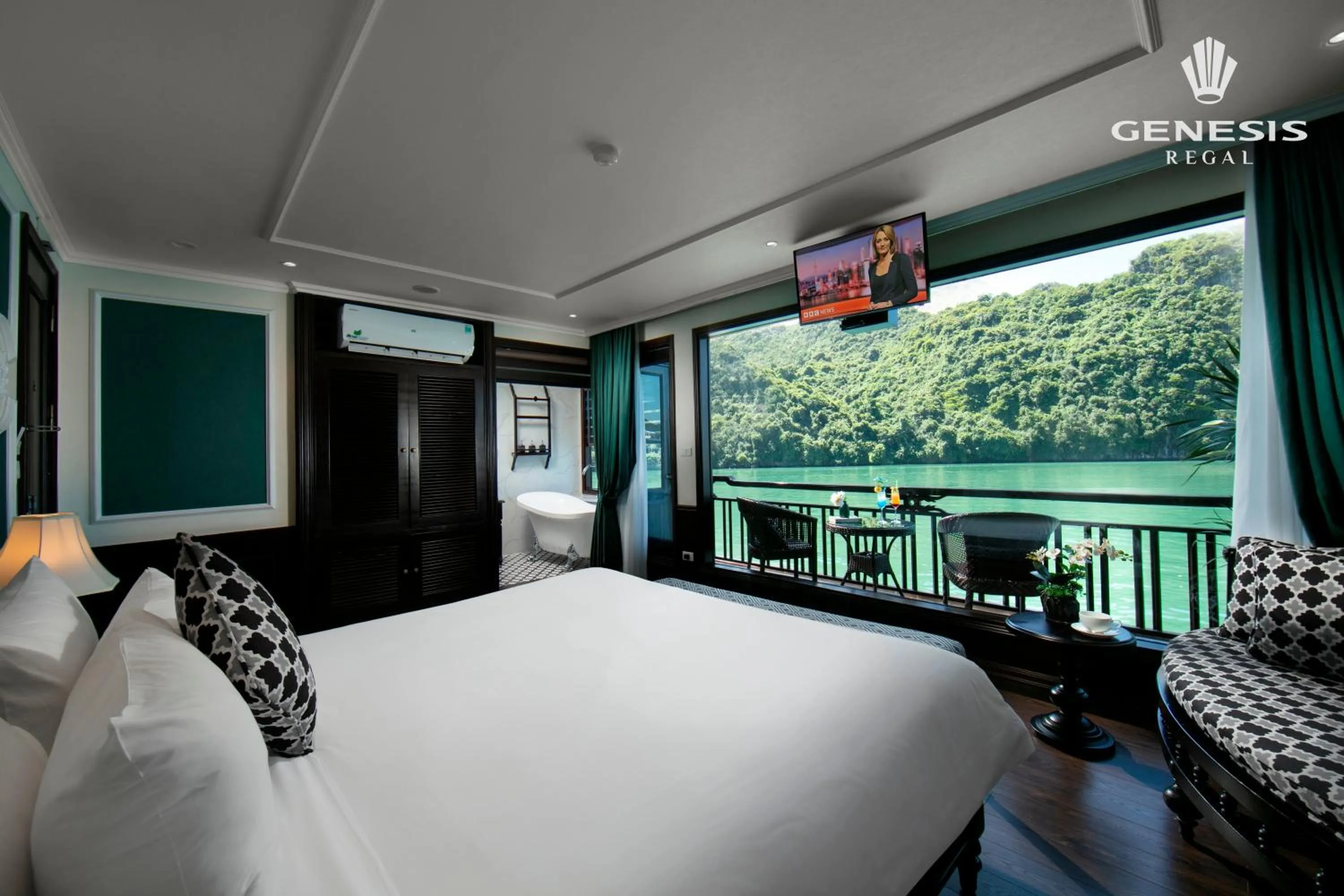 Photo of the whole room, Bed in Genesis Luxury Regal Cruise by Premier Group