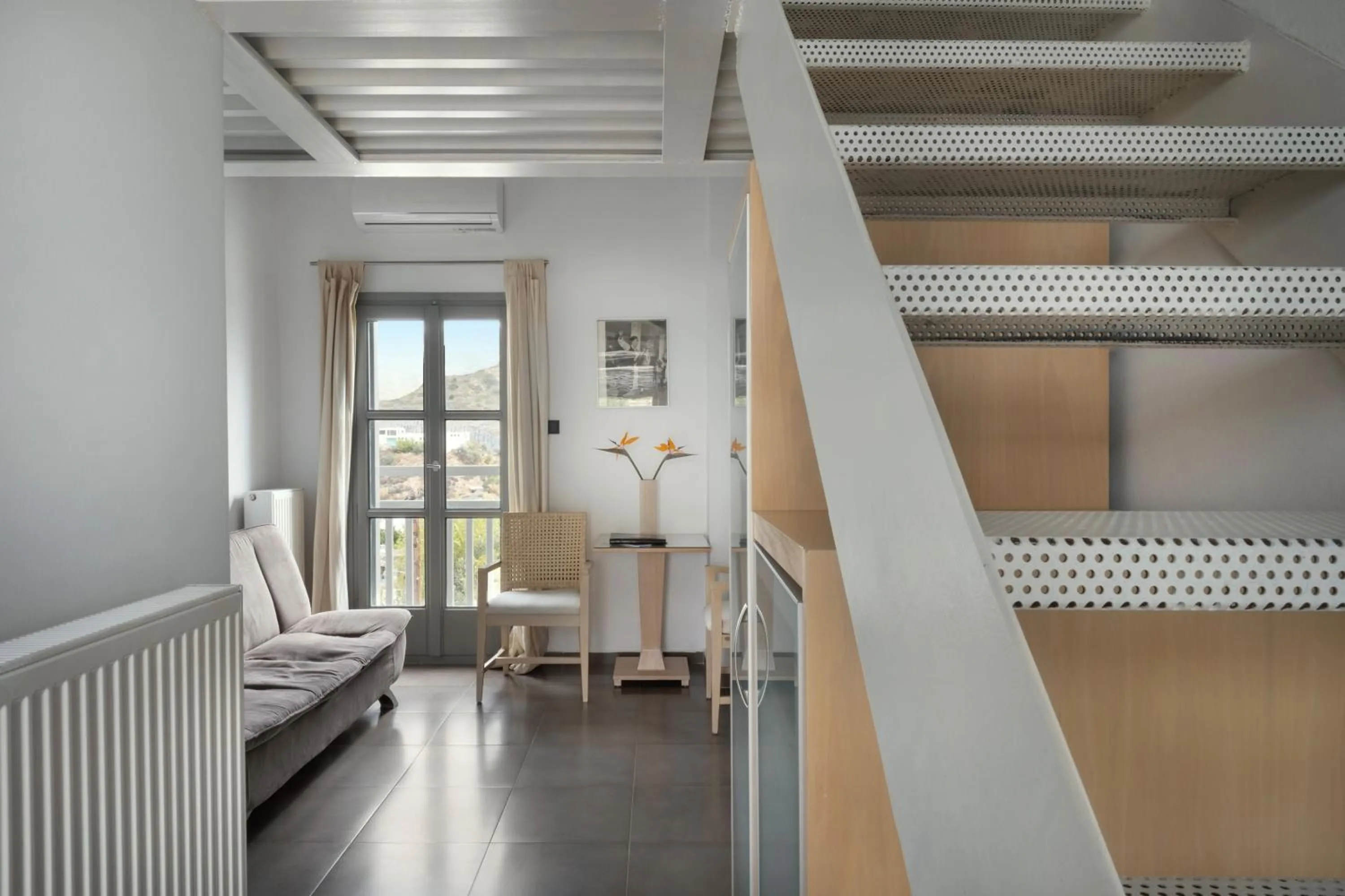 Seating area in Hotel Nefeli