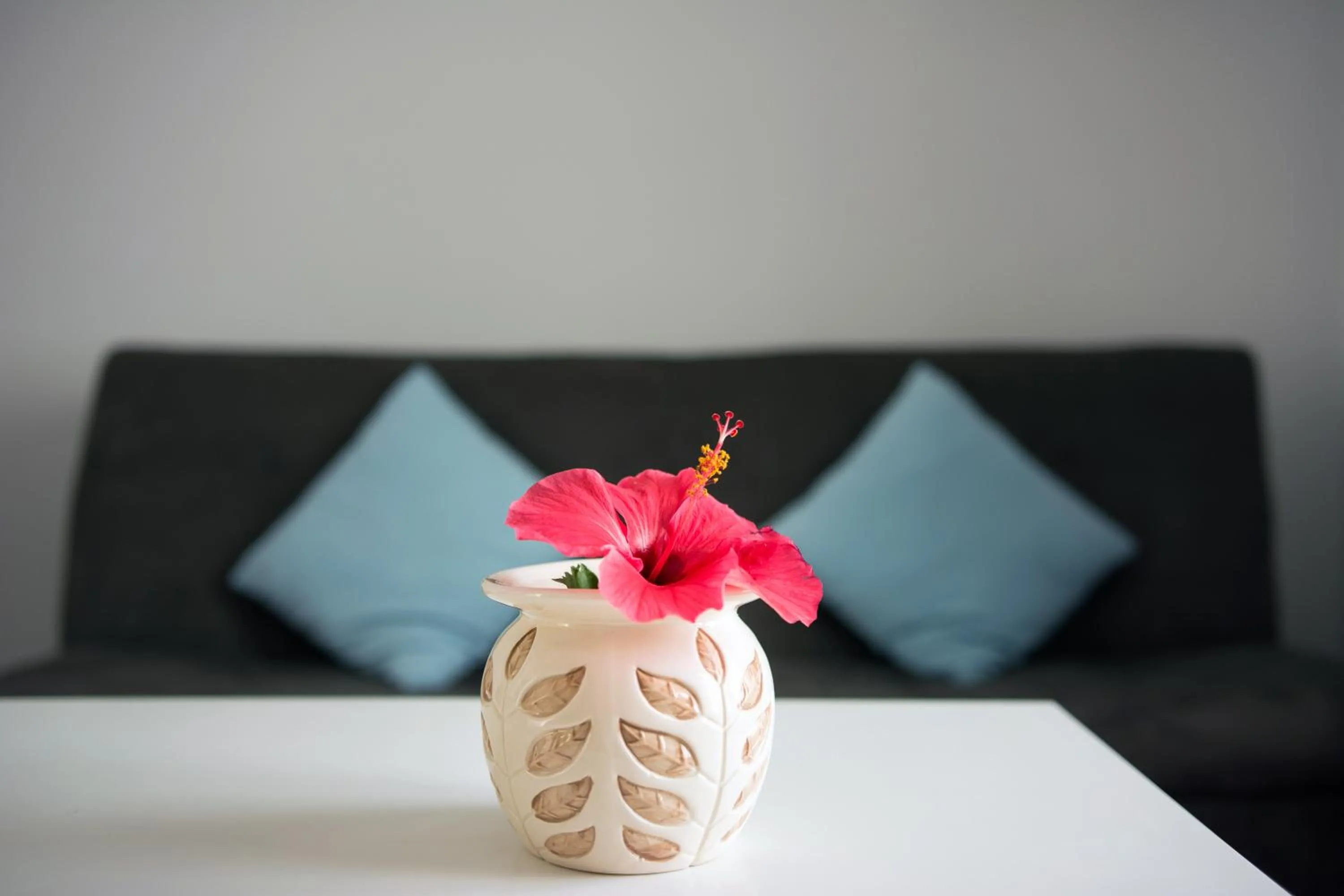 Seating area in Hotel Nefeli