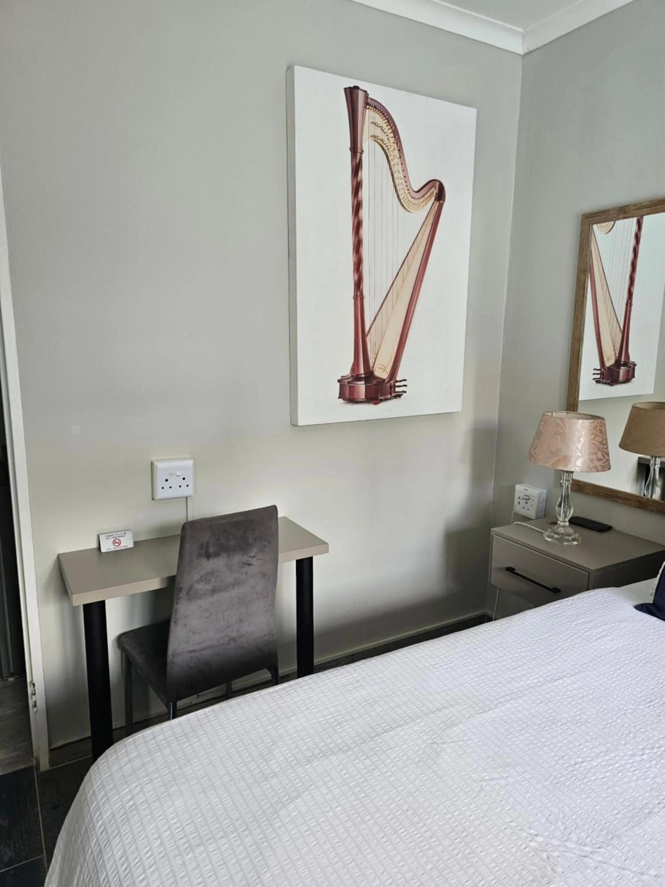 Decorative detail, Bed in The Armagh Guesthouse