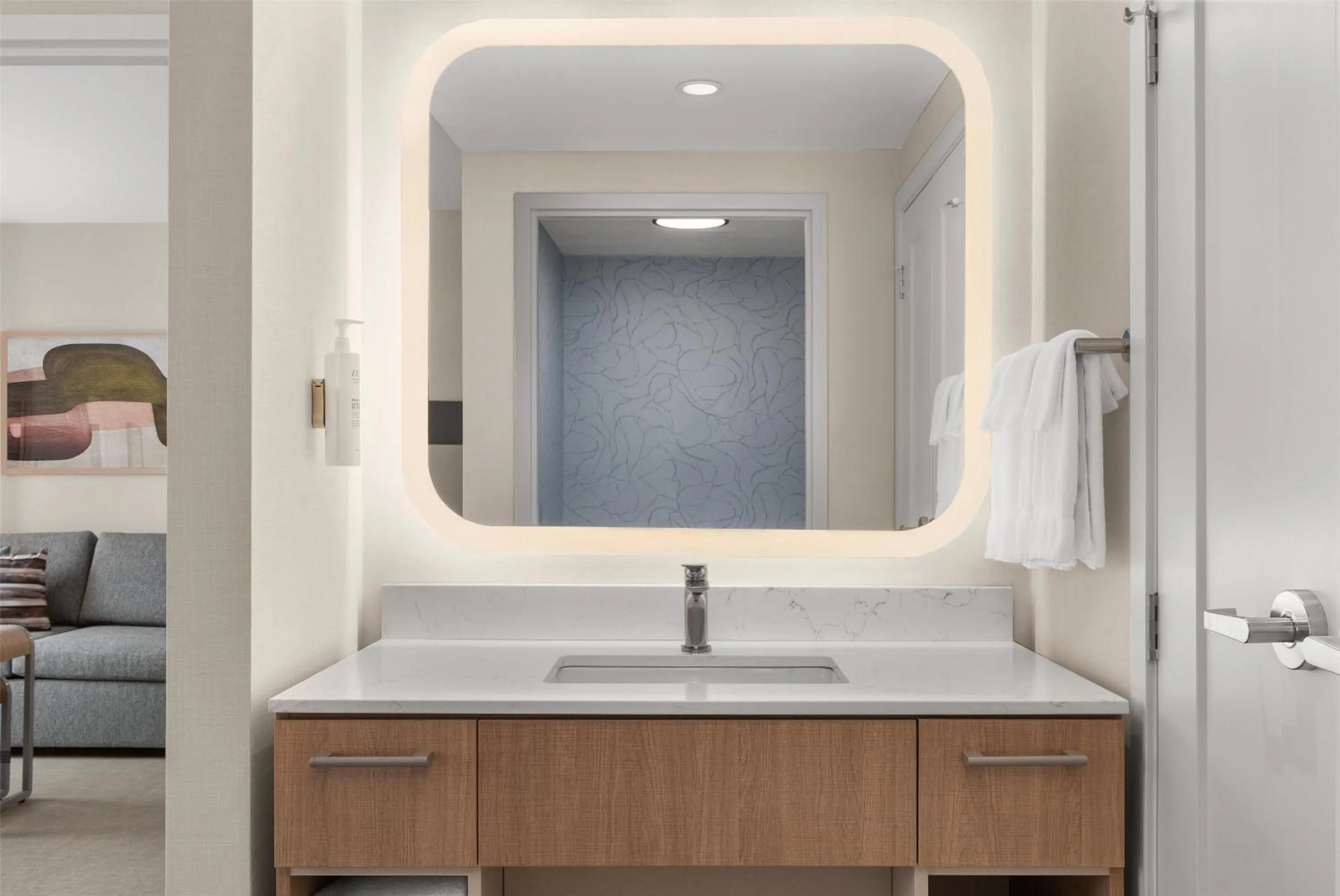 Bathroom in Homewood Suites by Hilton Burlington