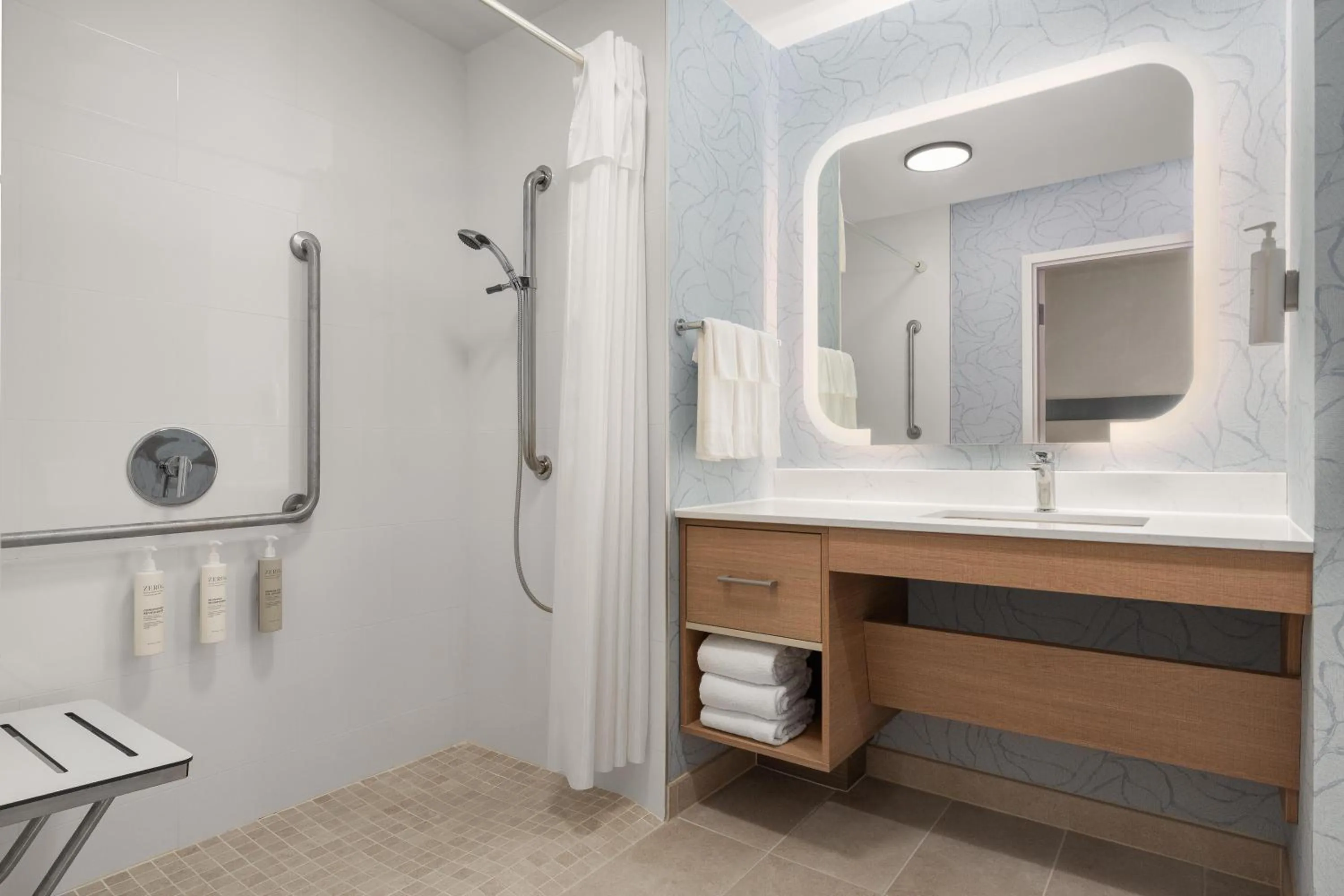 Bathroom in Homewood Suites by Hilton Burlington