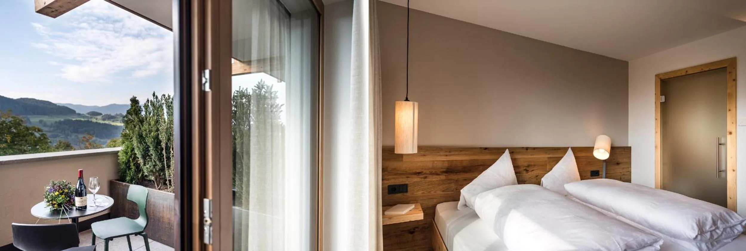 Balcony/Terrace, Bed in Hotel Garni Mitterstieler