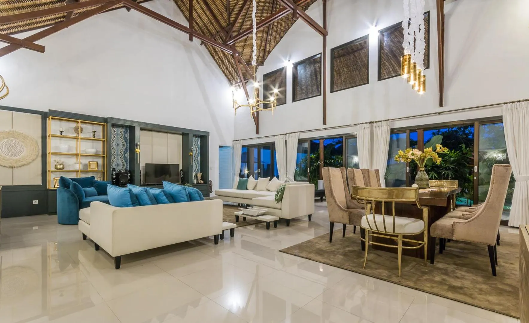 Living room in Villa Deh Simba at Sanur