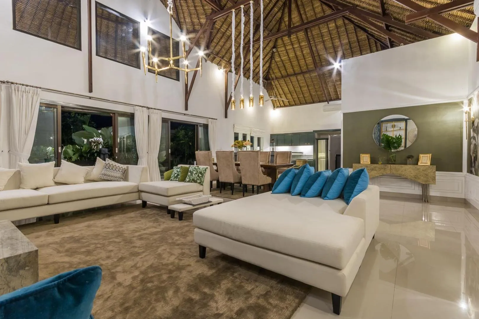 Living room in Villa Deh Simba at Sanur