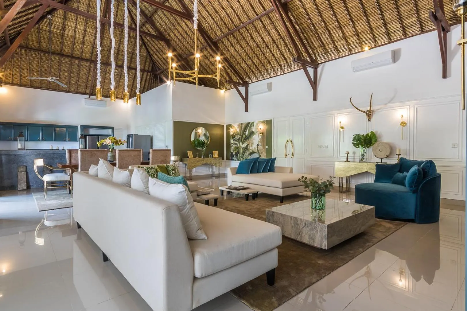 Living room in Villa Deh Simba at Sanur