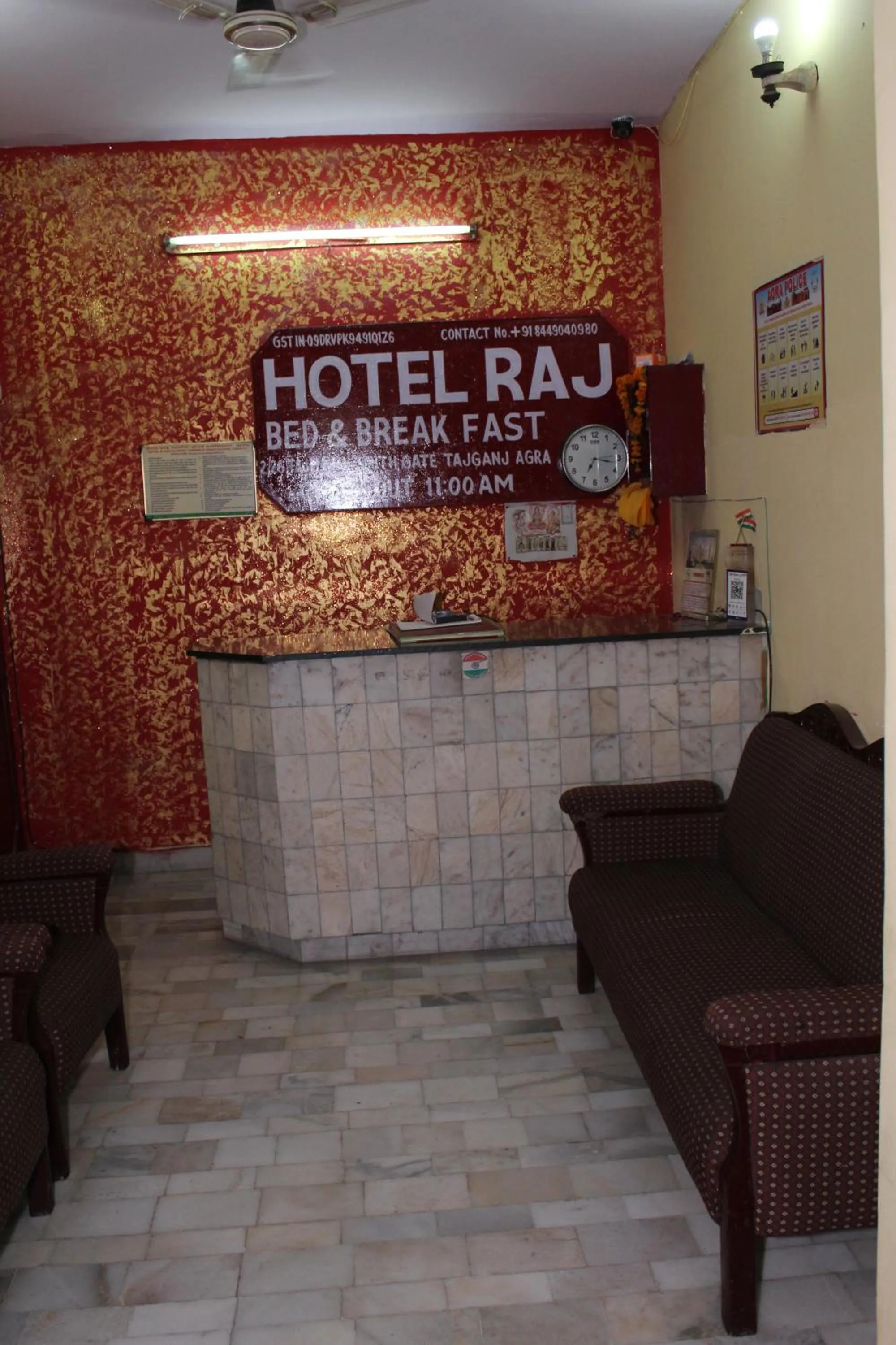 Property logo or sign in Hotel Raj