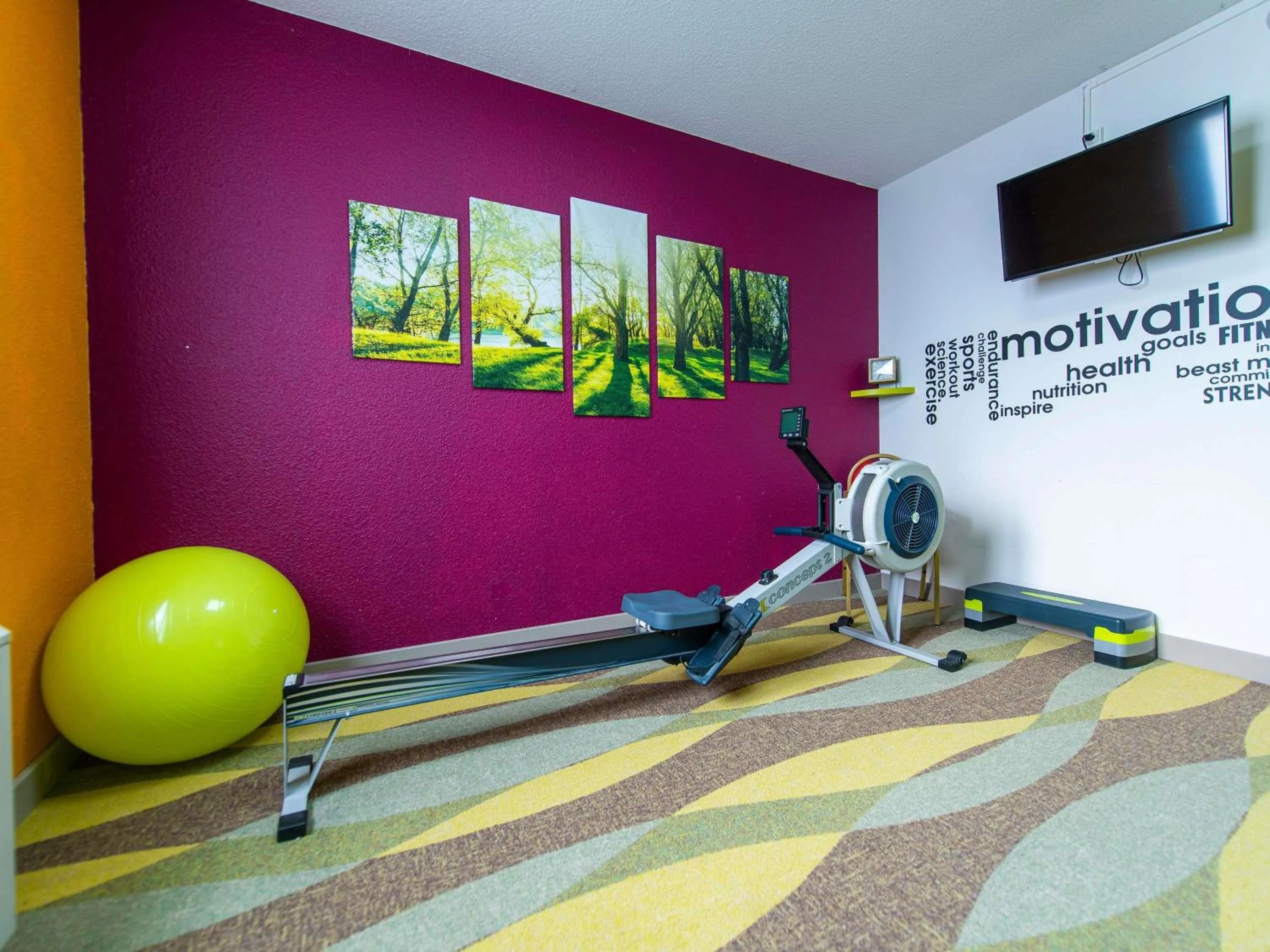 Fitness centre/facilities in ibis Styles Gien