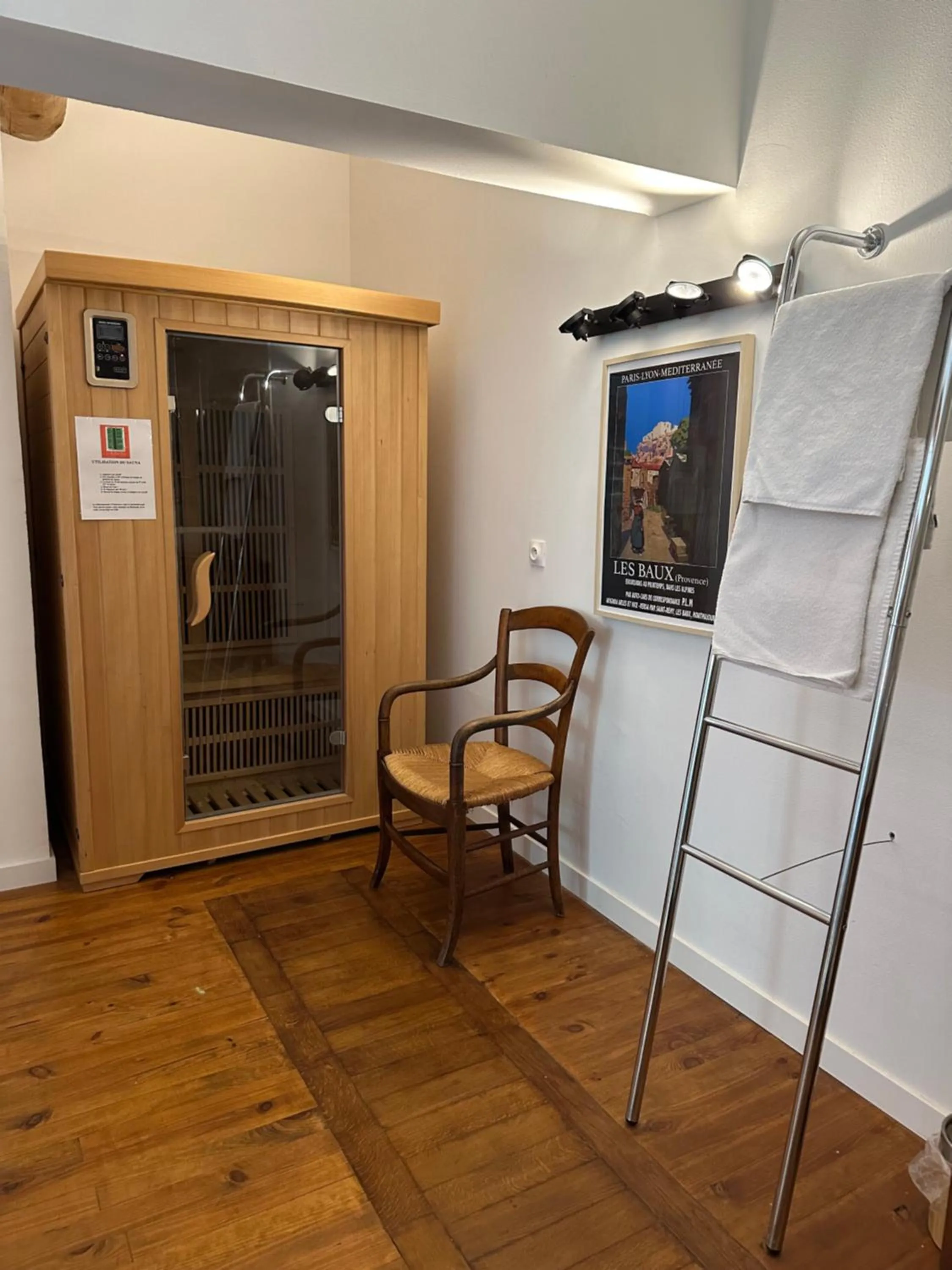 Sauna in Le Pavillon Vert - B&B