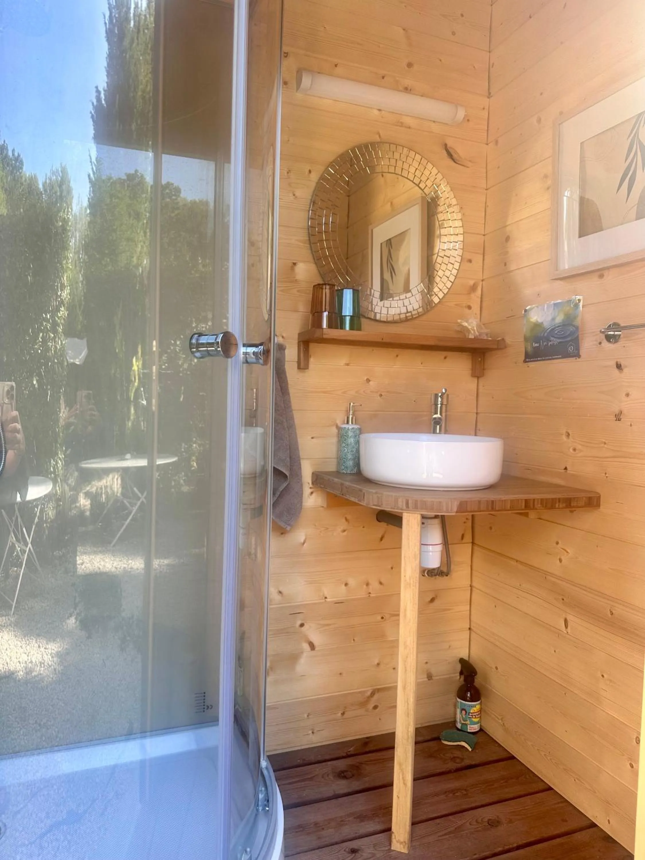 Bathroom in Le Pavillon Vert - B&B