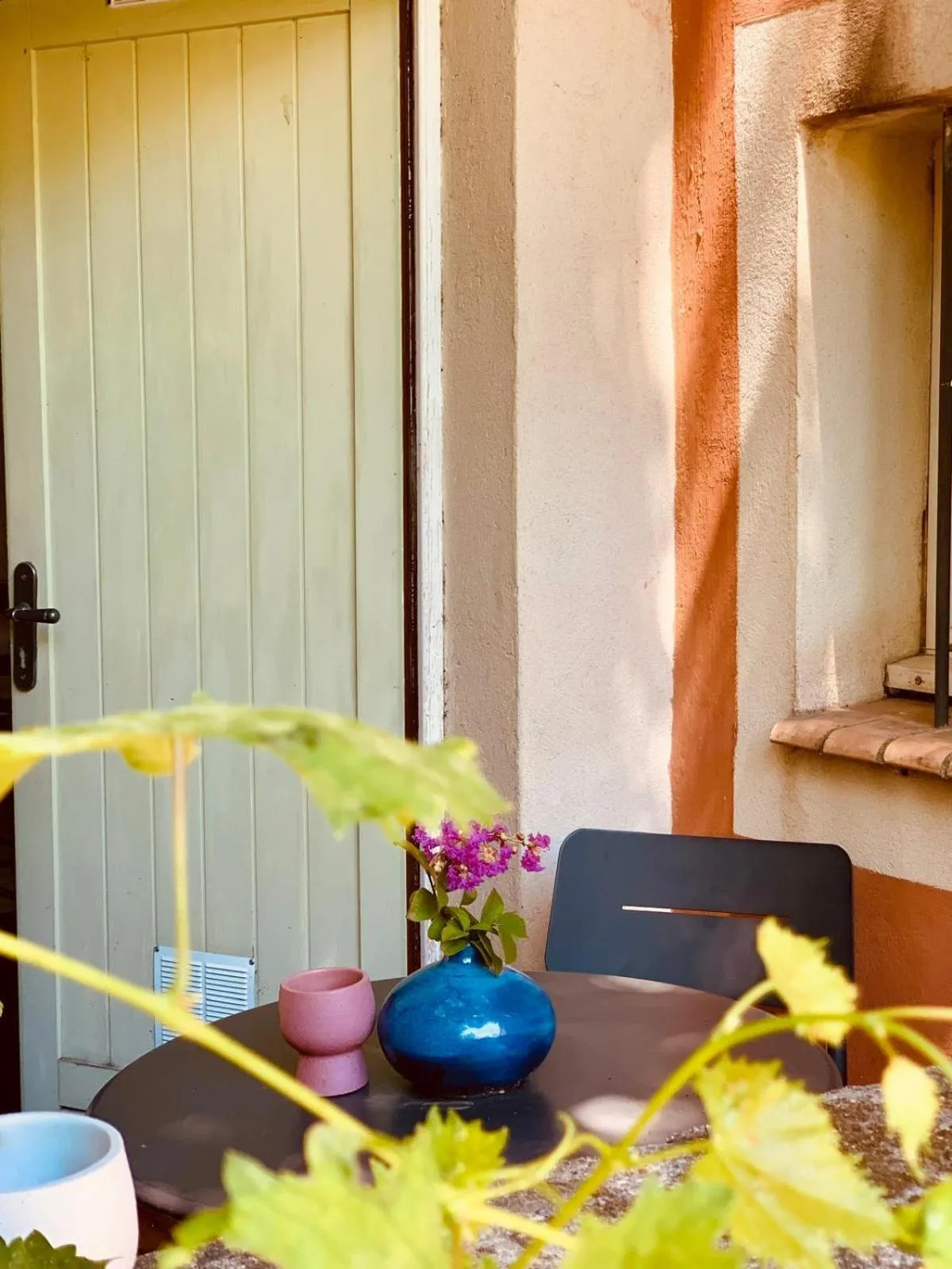 Patio in Le Pavillon Vert - B&B