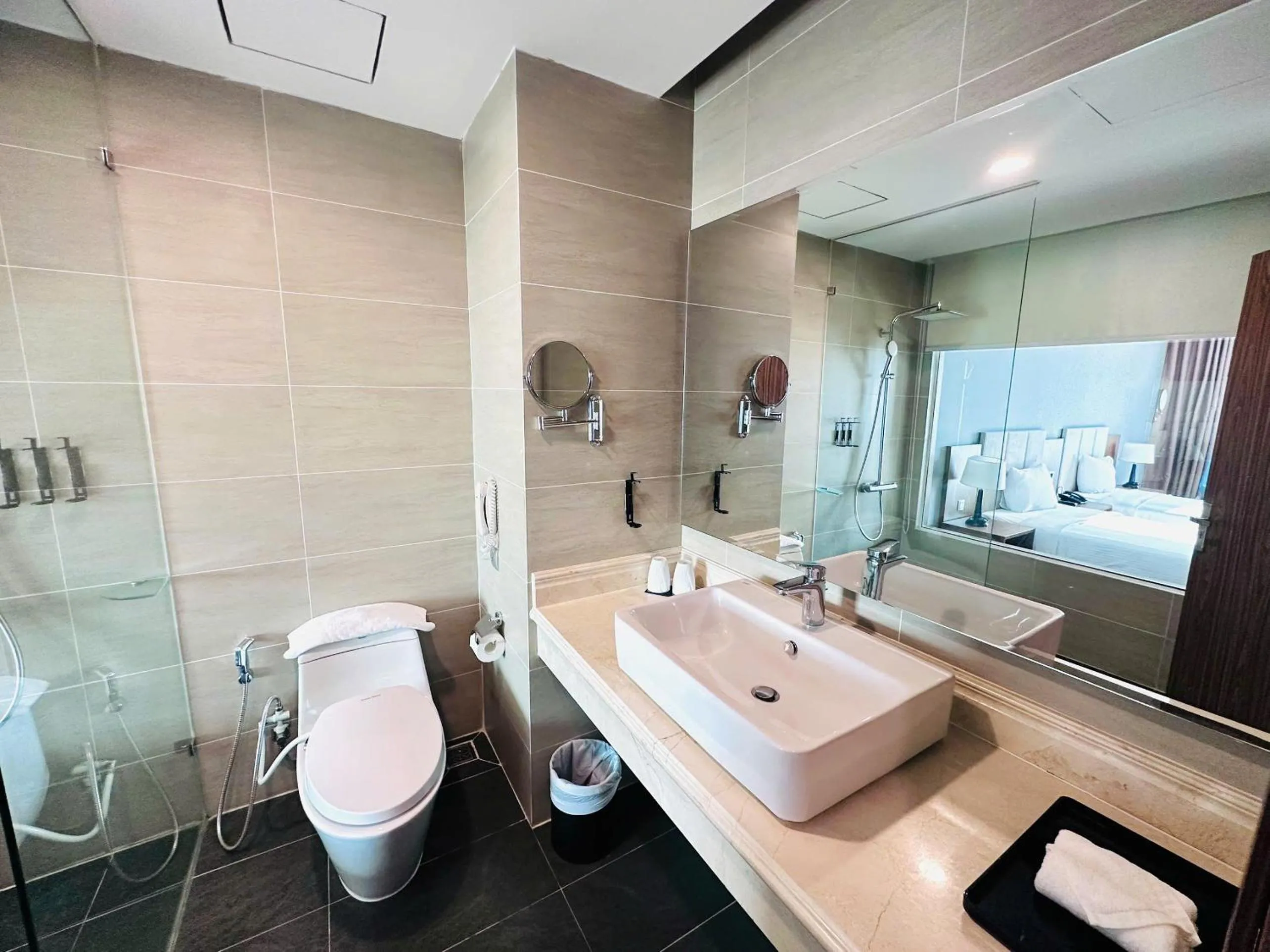 Bathroom in Muong Thanh Luxury Vien Trieu Nha Trang
