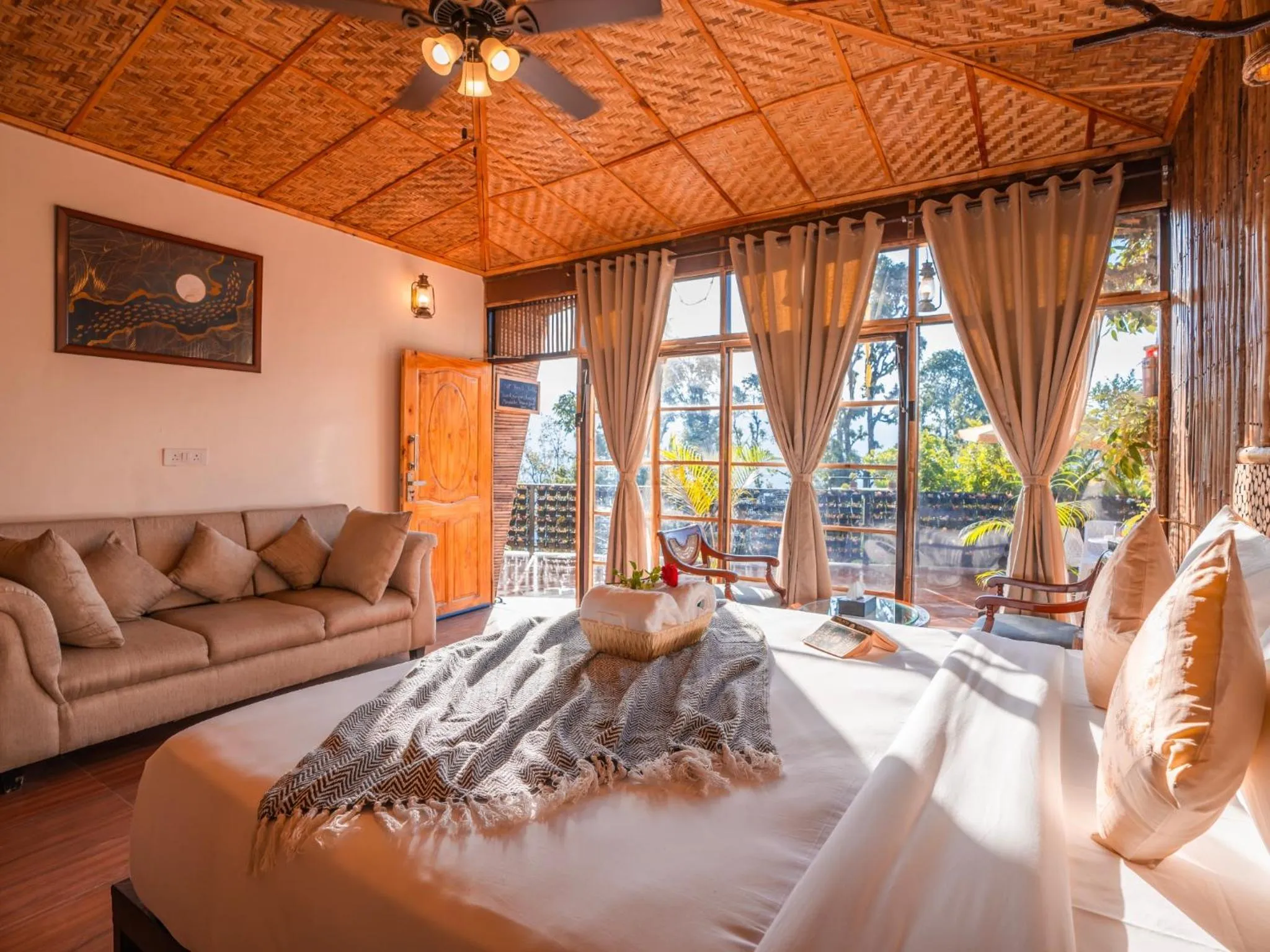 Bedroom, Bed in Moustache Select Mukteshwar